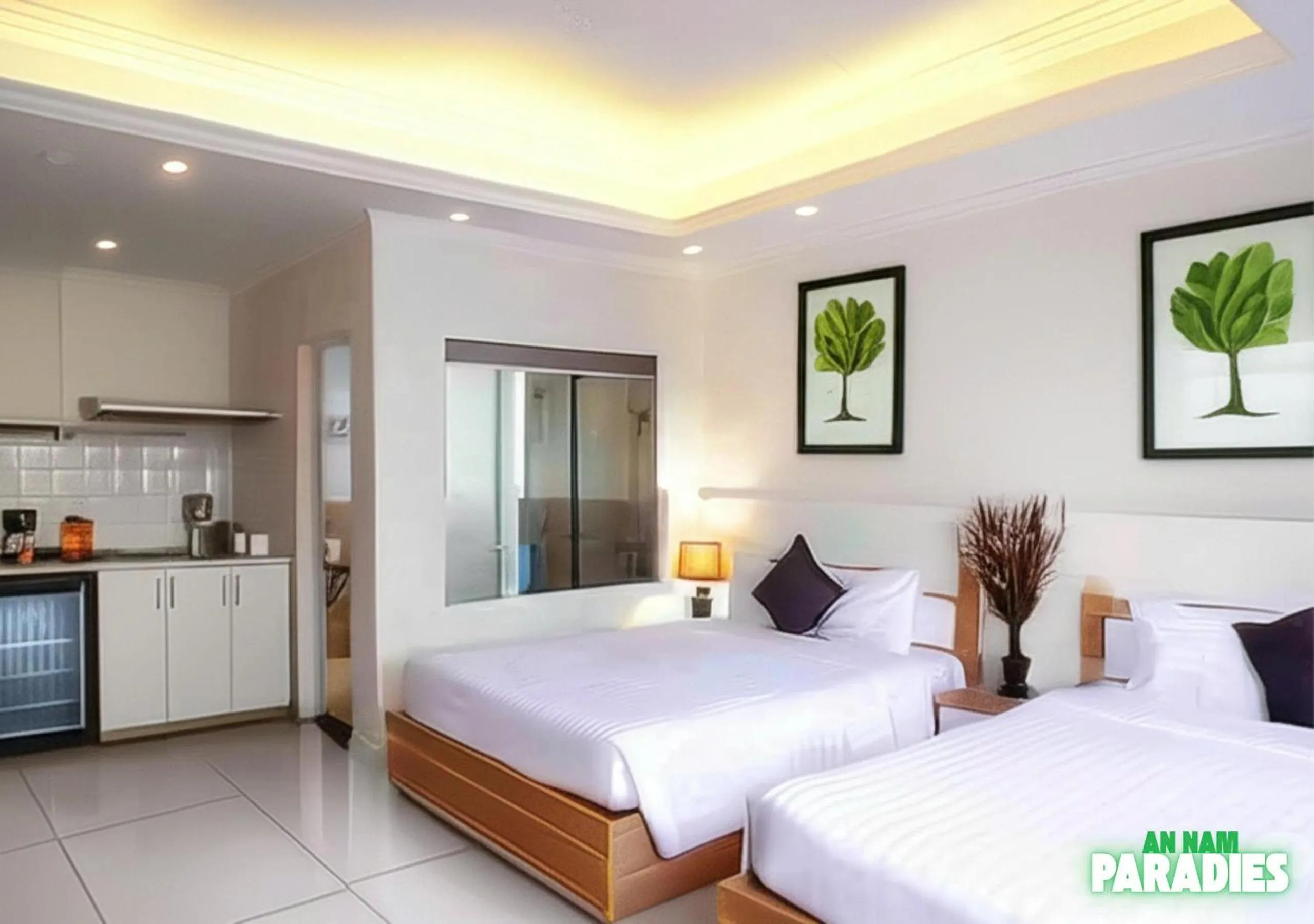 Bed in An Nam Paradise Dalat