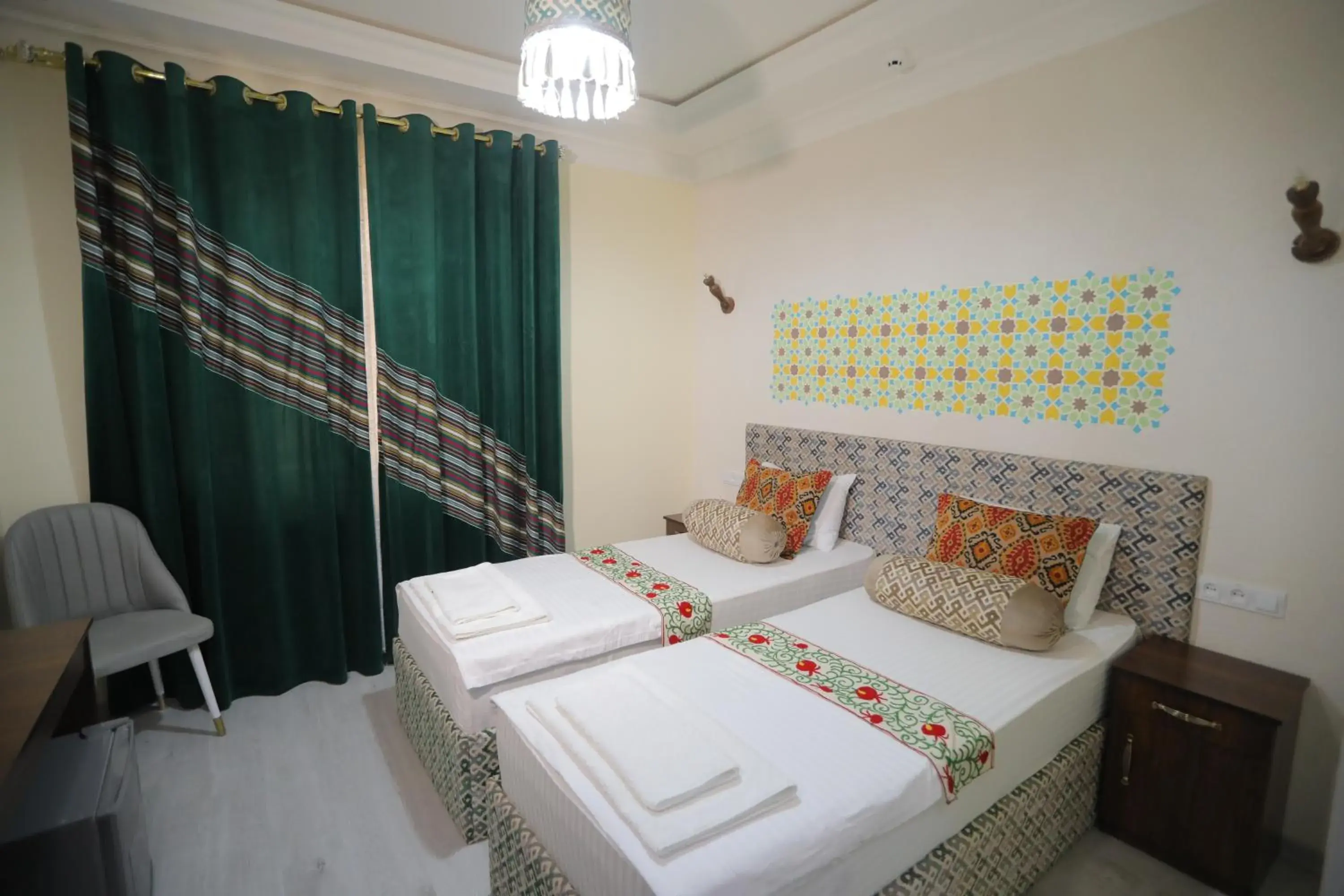 Standard Twin Room - single occupancy in Oasis al Khiva Boutique Hotel Inside Citadel Standard Twin Room - single occupancy in Oasis al Khiva Boutique Hotel Inside Citadel