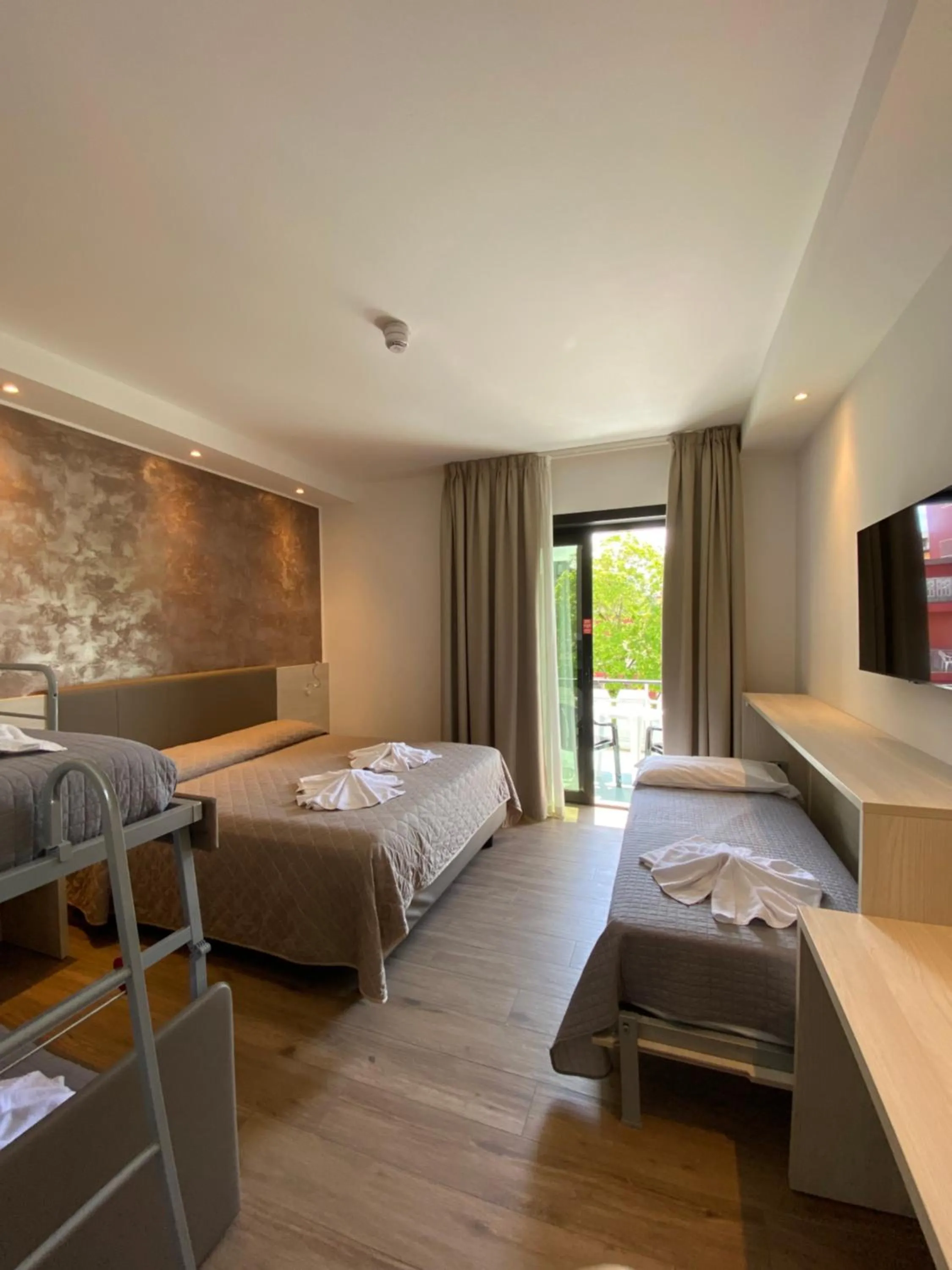 Bed in Hotel ALDEBARAN