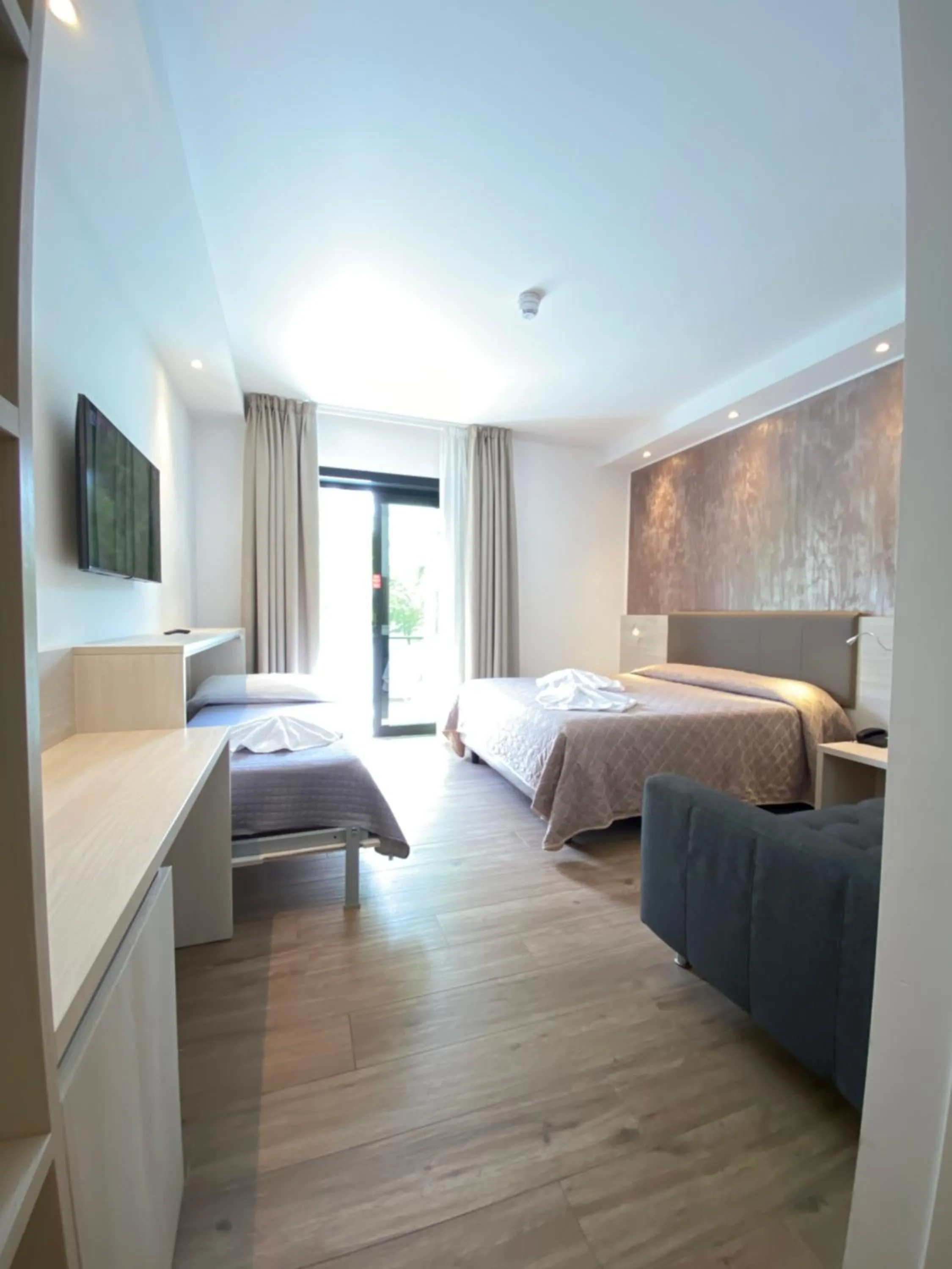 Bed in Hotel ALDEBARAN