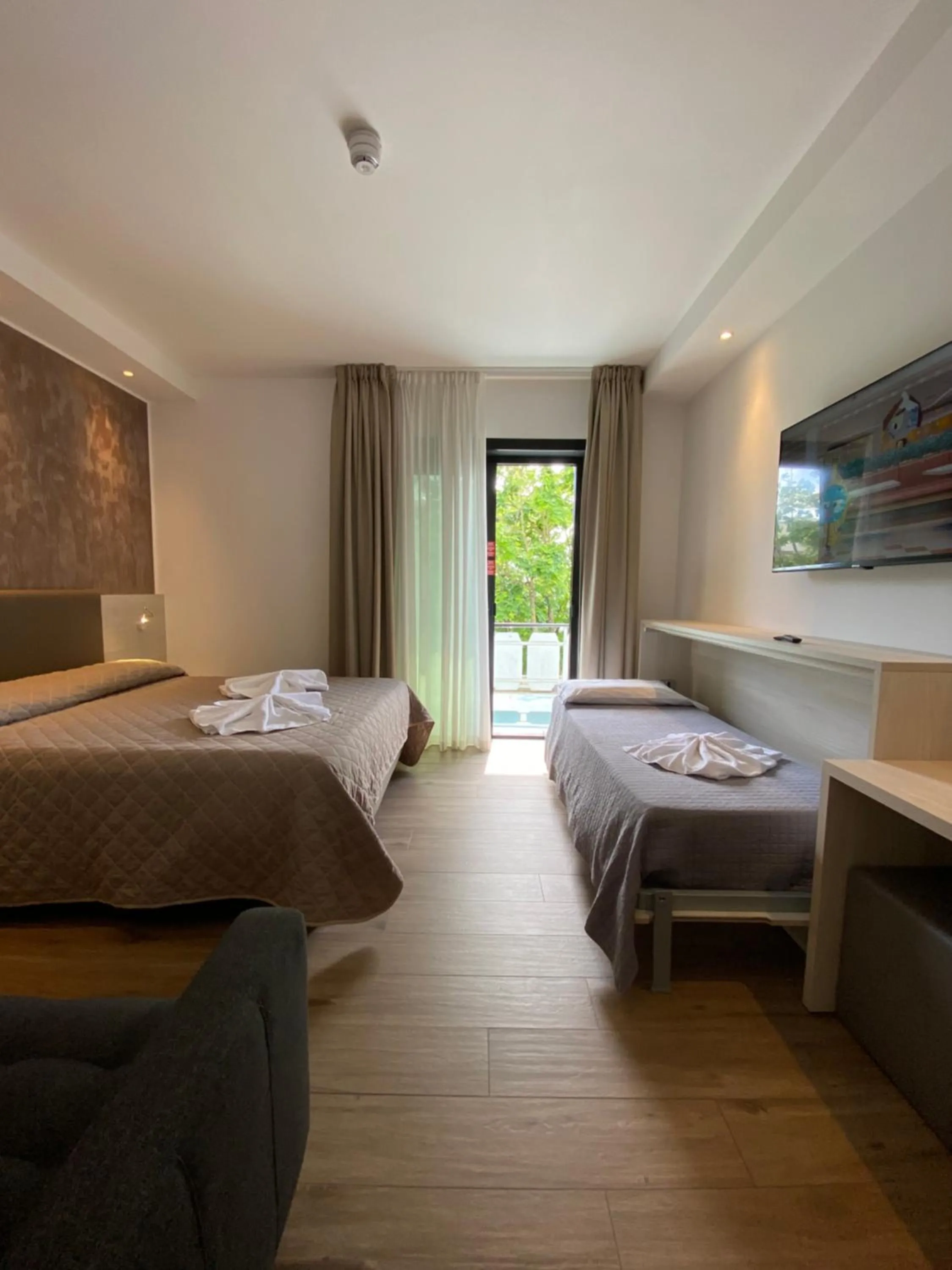 Bed in Hotel ALDEBARAN