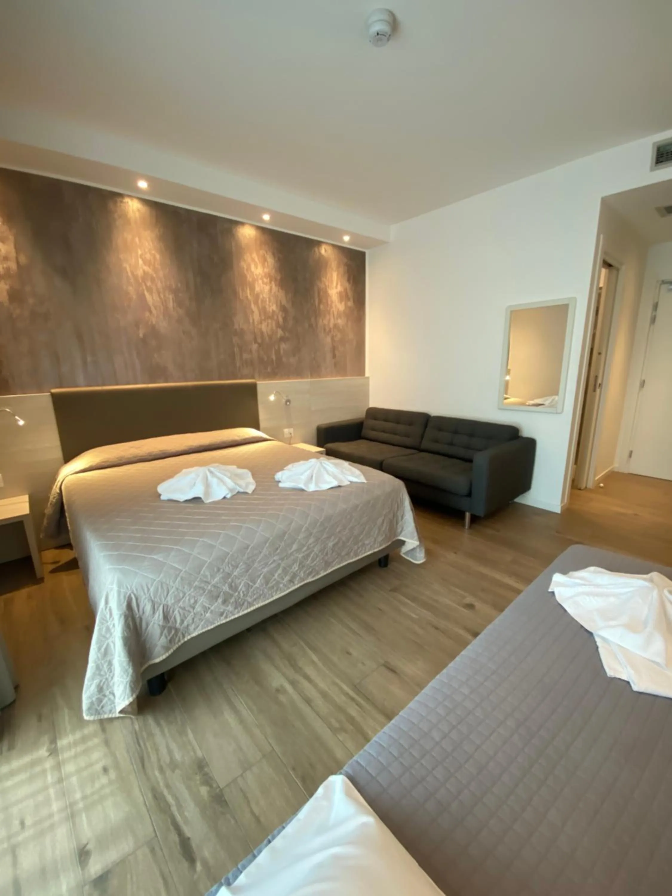 Bed in Hotel ALDEBARAN