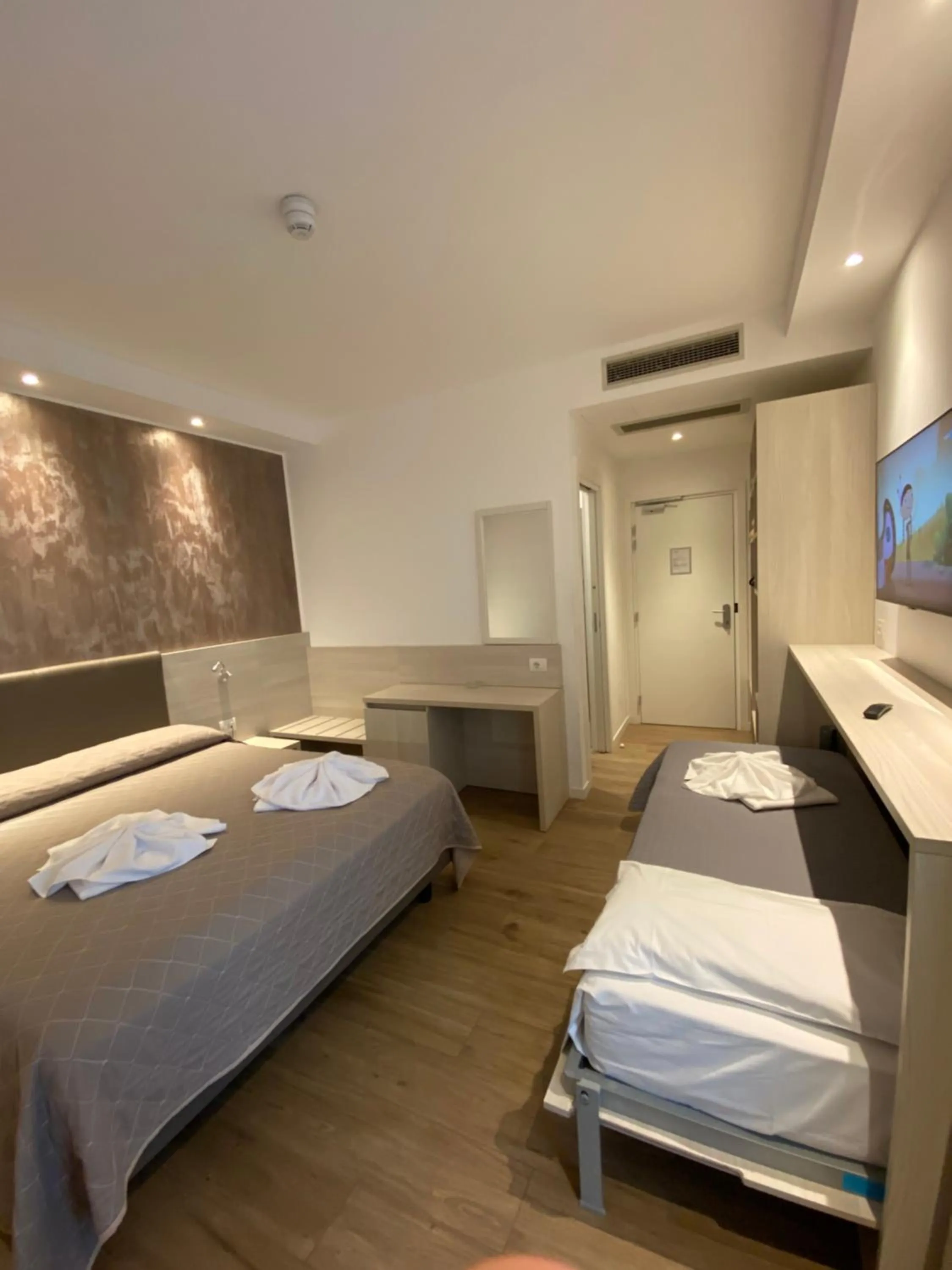 Bed in Hotel ALDEBARAN