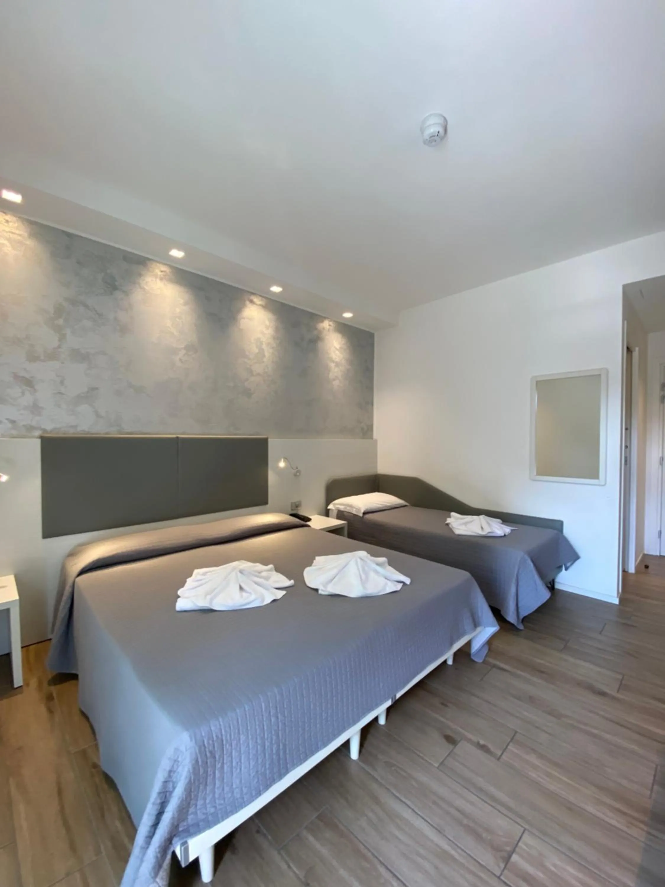 Bed in Hotel ALDEBARAN