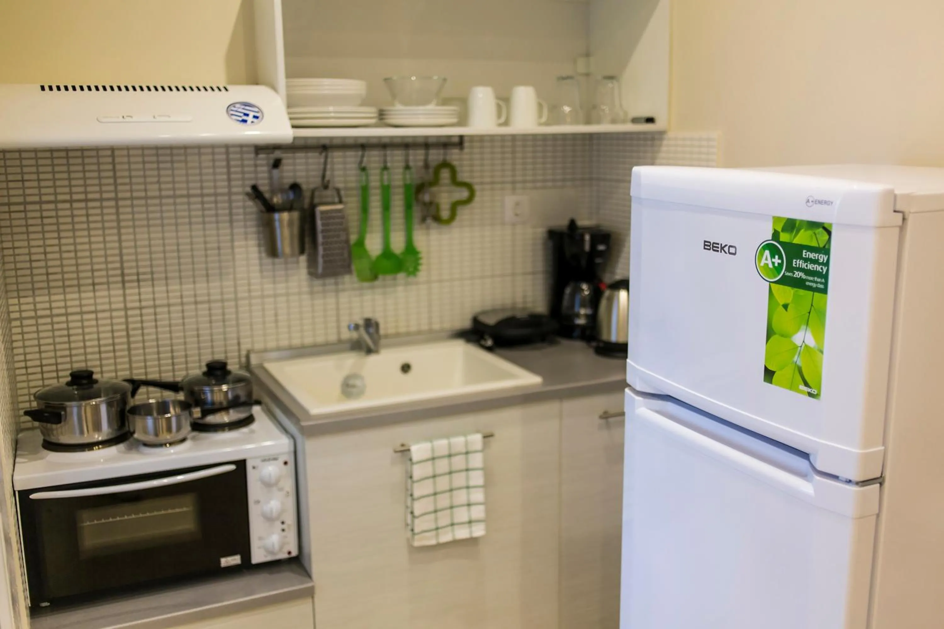 Kitchen or kitchenette in Zonita Guest House