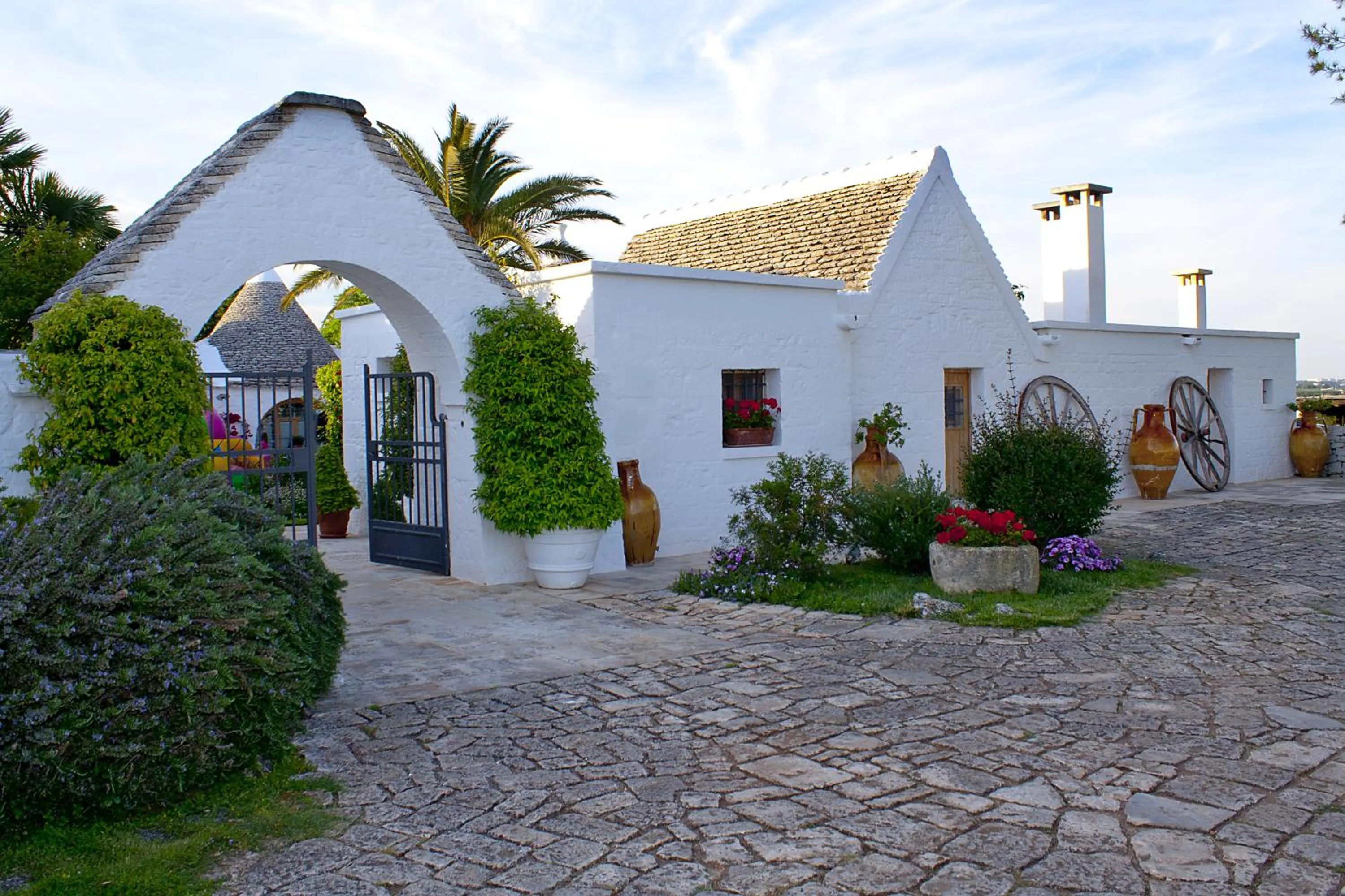 Facade/entrance in Masseria Luco