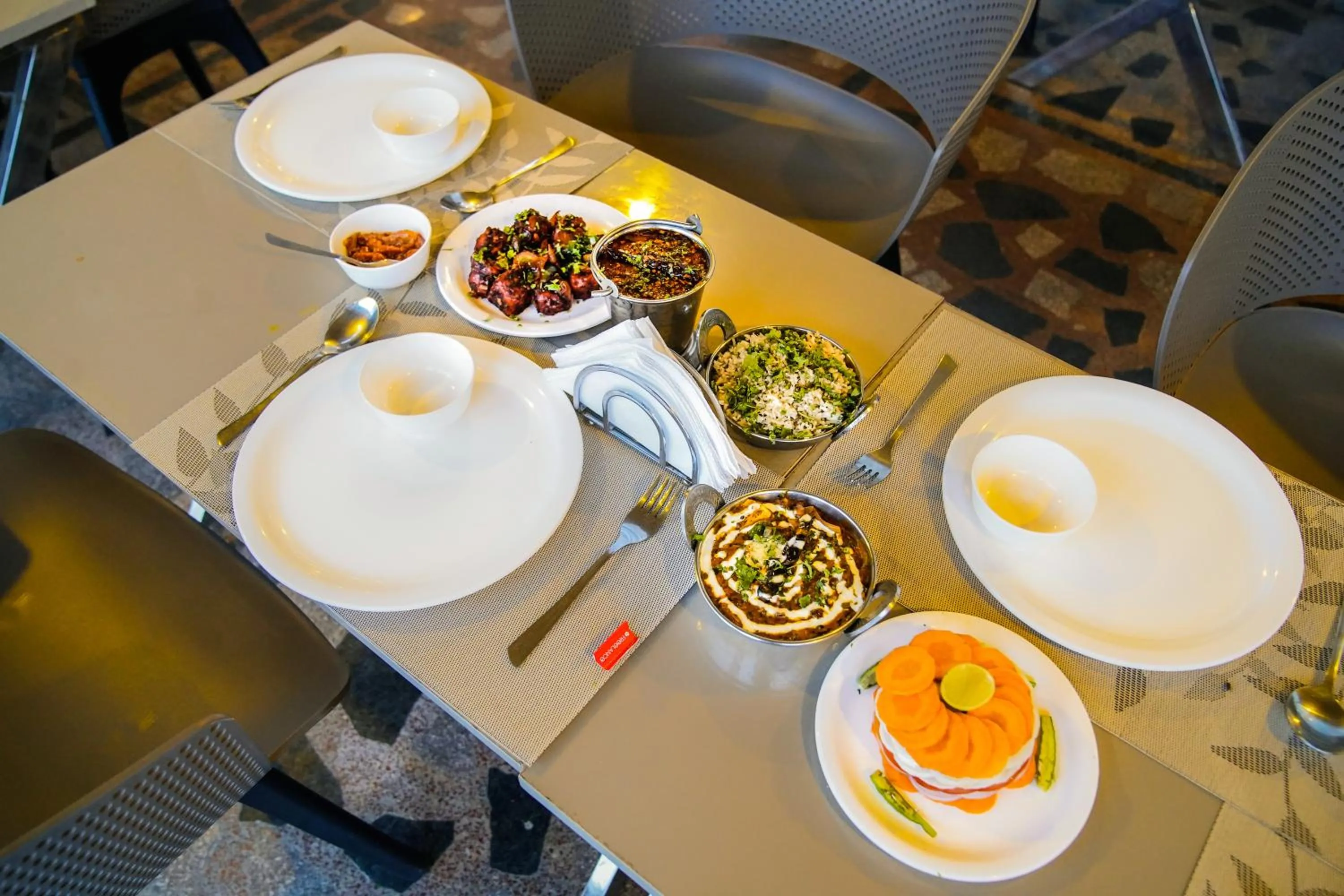 Breakfast in The Landour Wood House