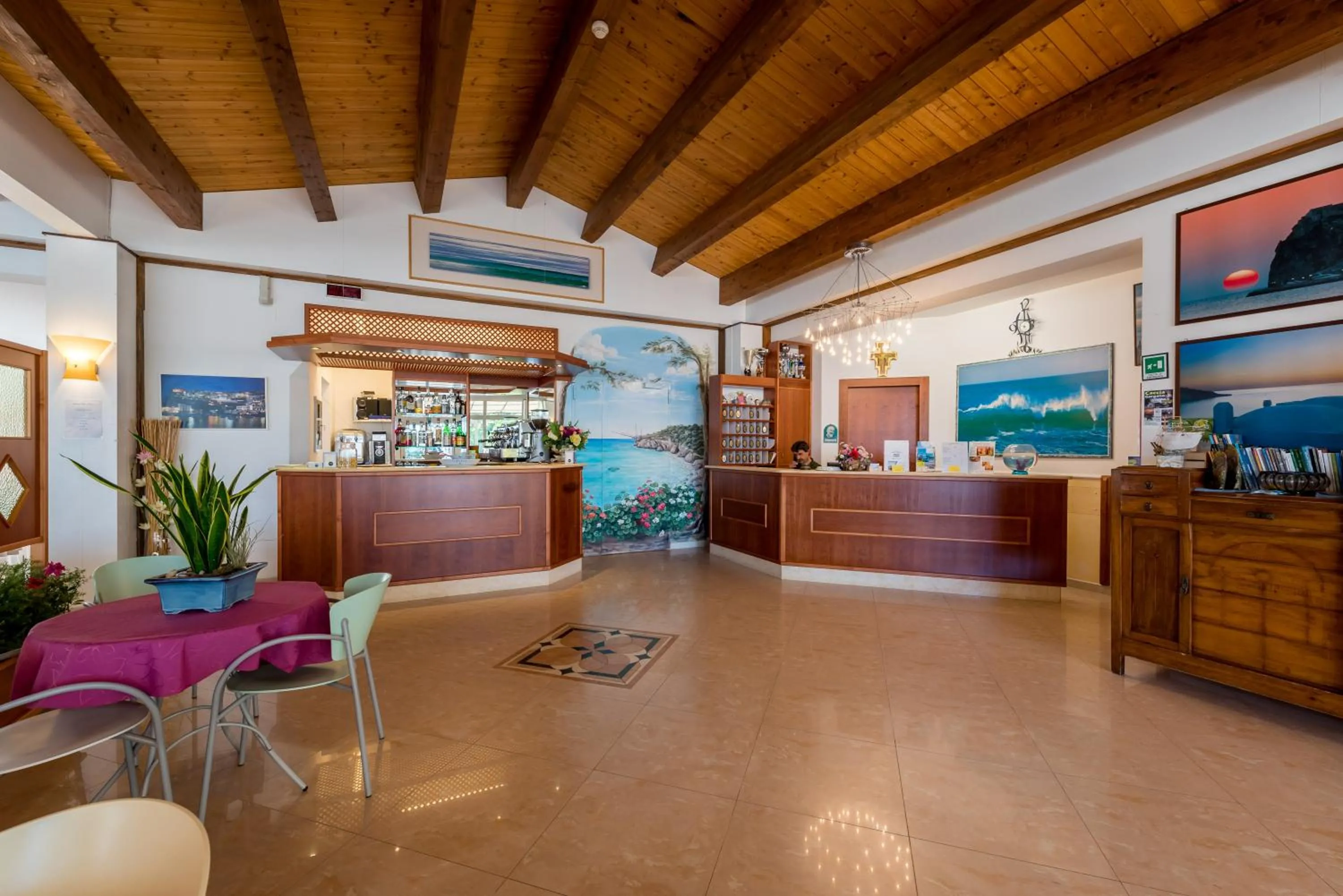 Lobby or reception in Albergo Villa A Mare