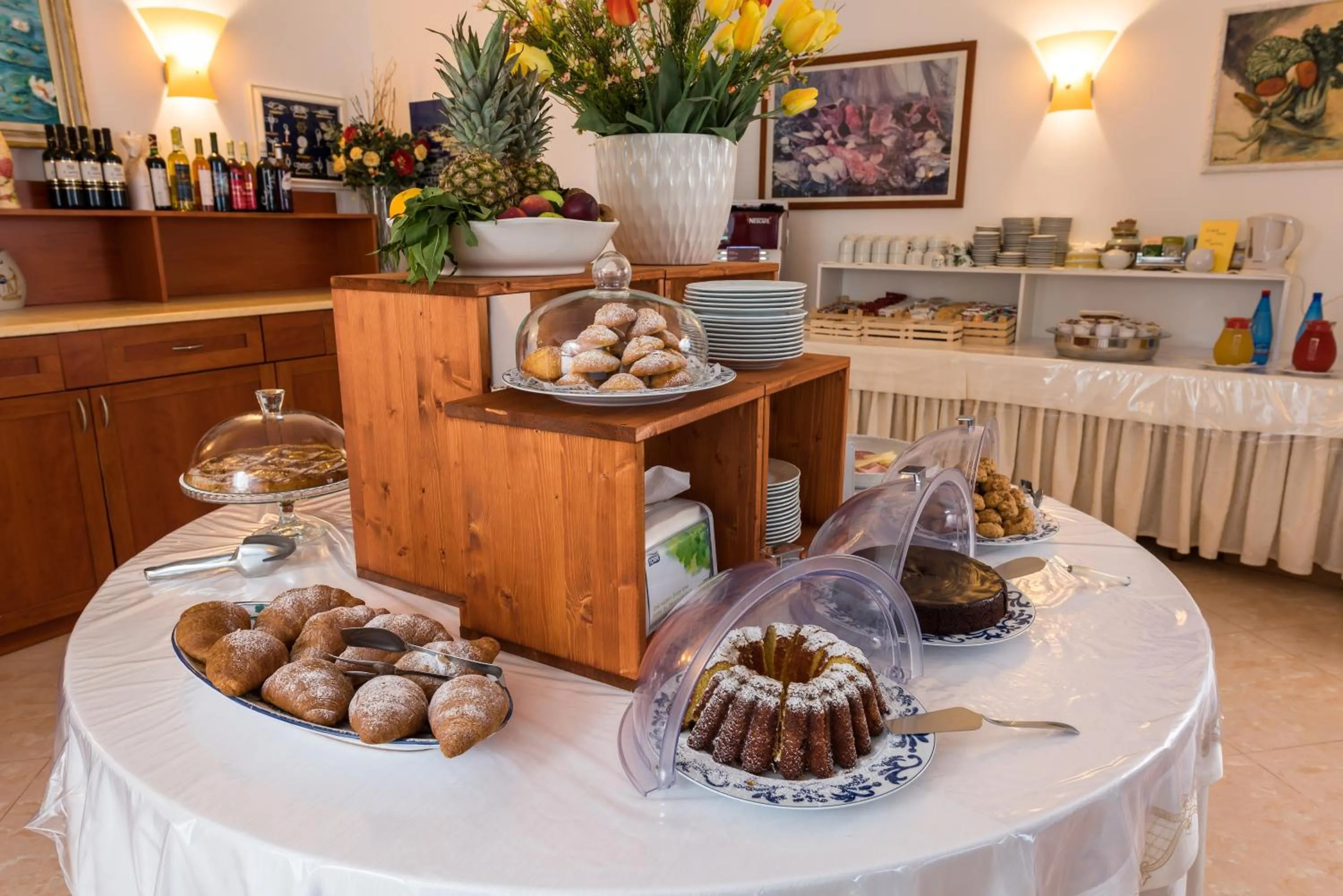 Breakfast in Albergo Villa A Mare