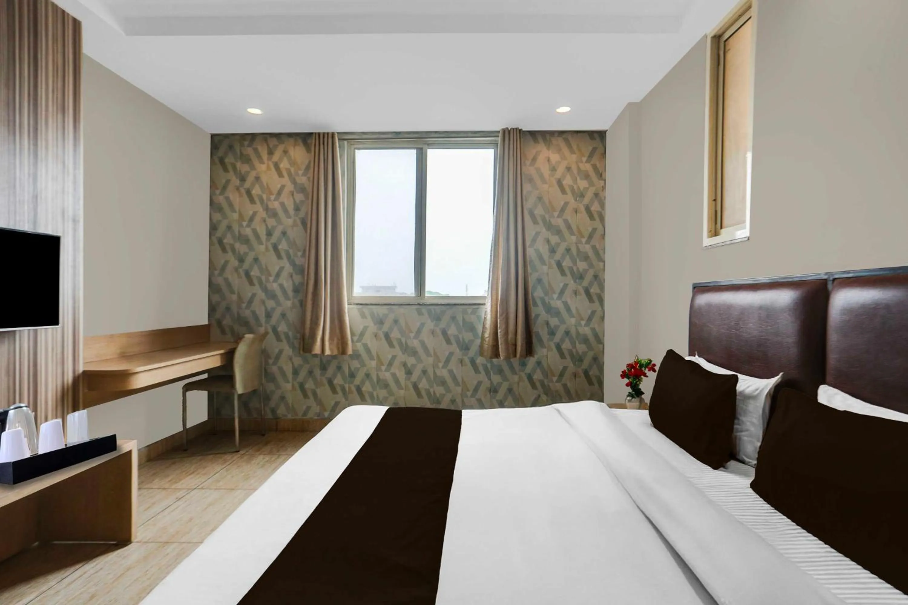 Bedroom, Bed in Collection O Haldwani Shri Kalu Siddh Temple