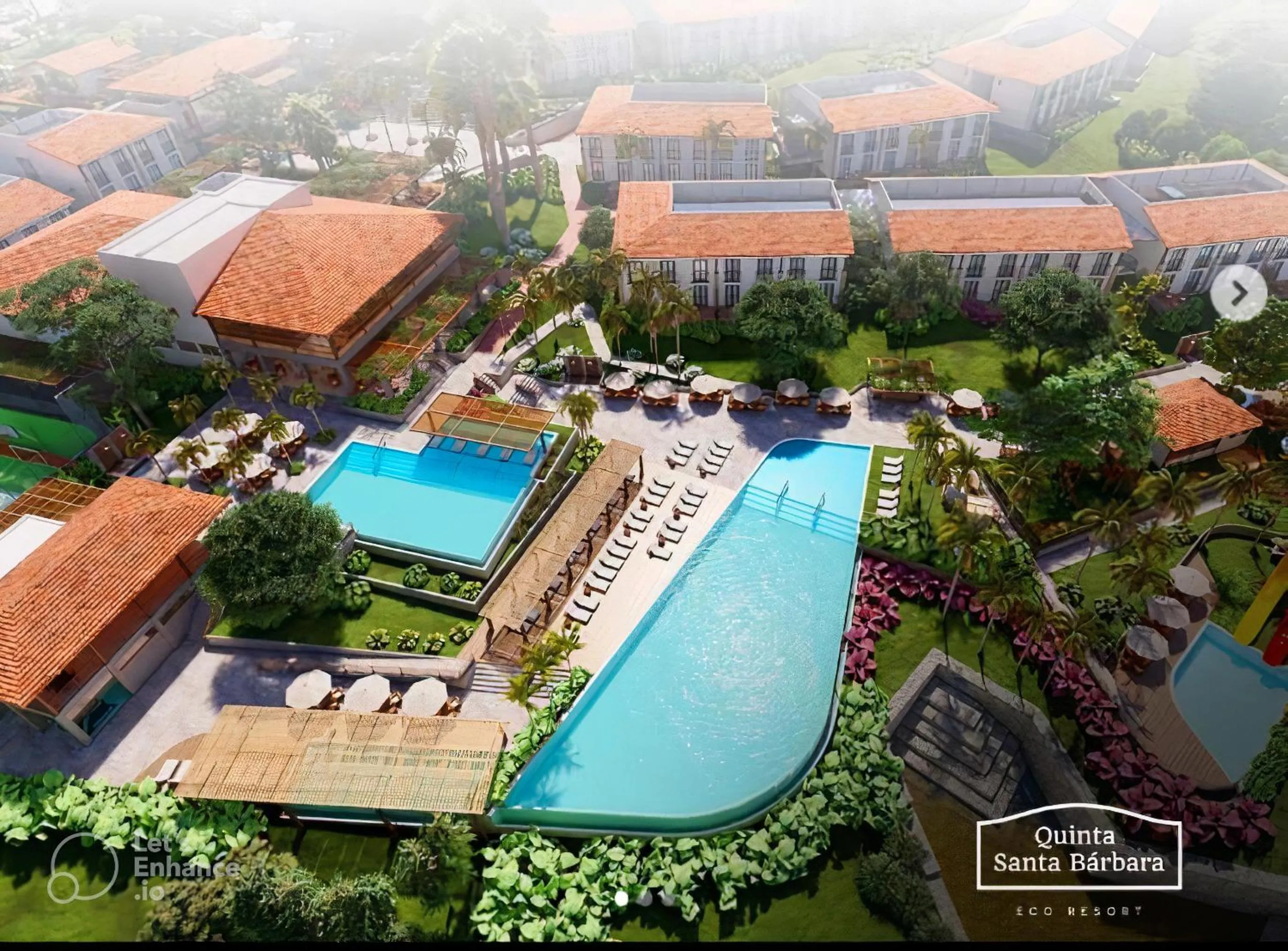 Quadruple Room with Private Bathroom in QSB - Quinta Santa Bárbara Eco Resort - QSB