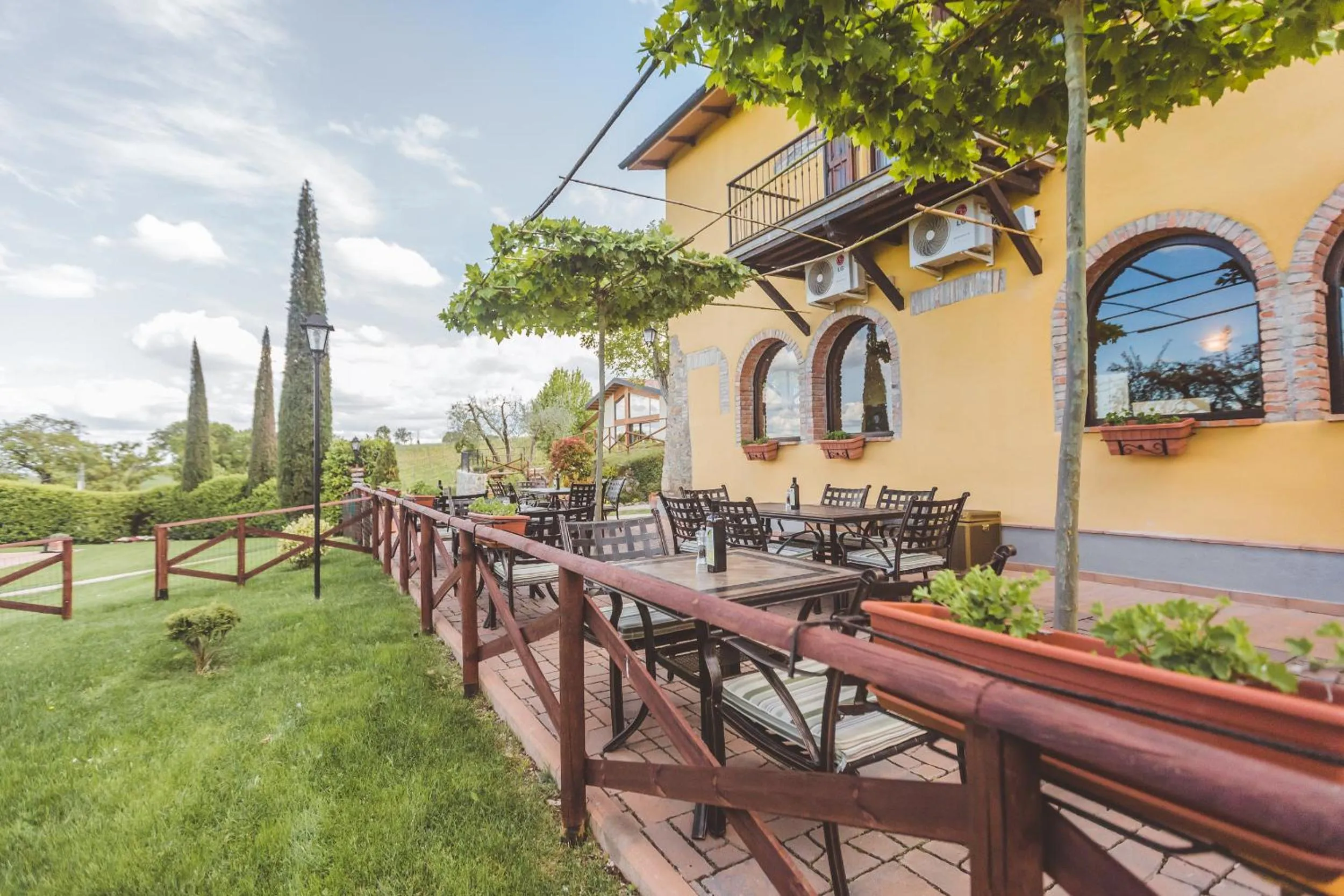 Patio in Agriturismo Le Anfore