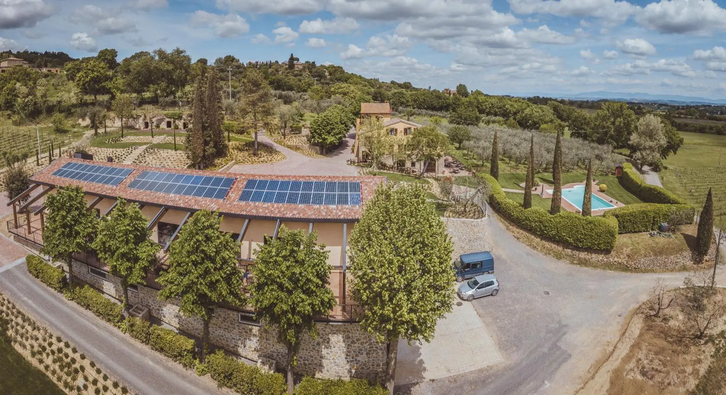 Bird's eye view in Agriturismo Le Anfore Bird's eye view in Agriturismo Le Anfore