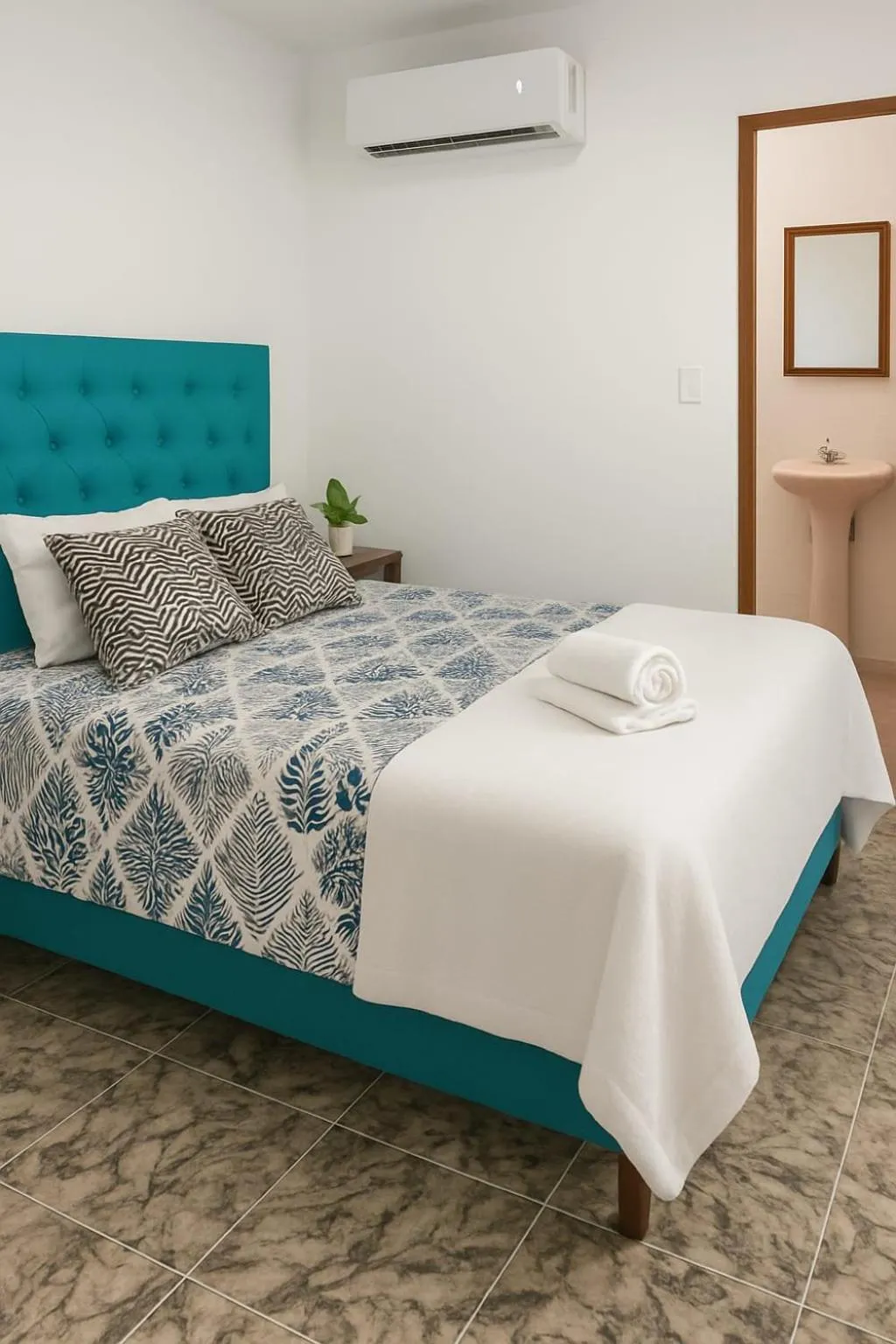 Photo of the whole room, Bed in Hostal Marhú