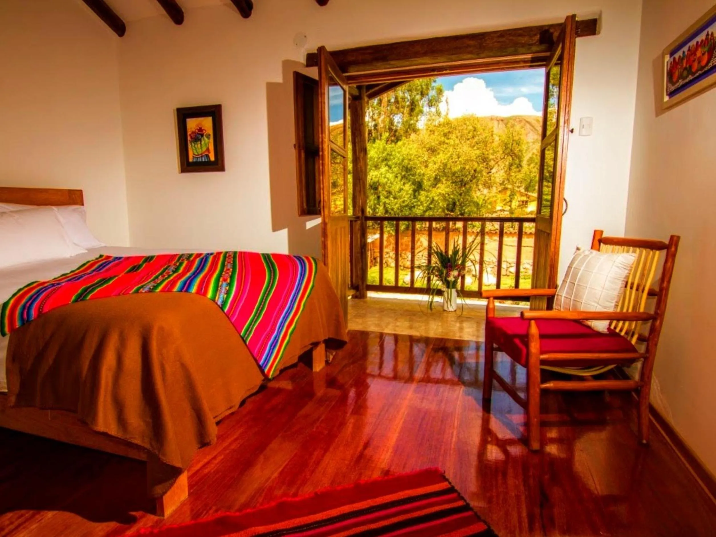 Bed in Lizzy Wasi Urubamba