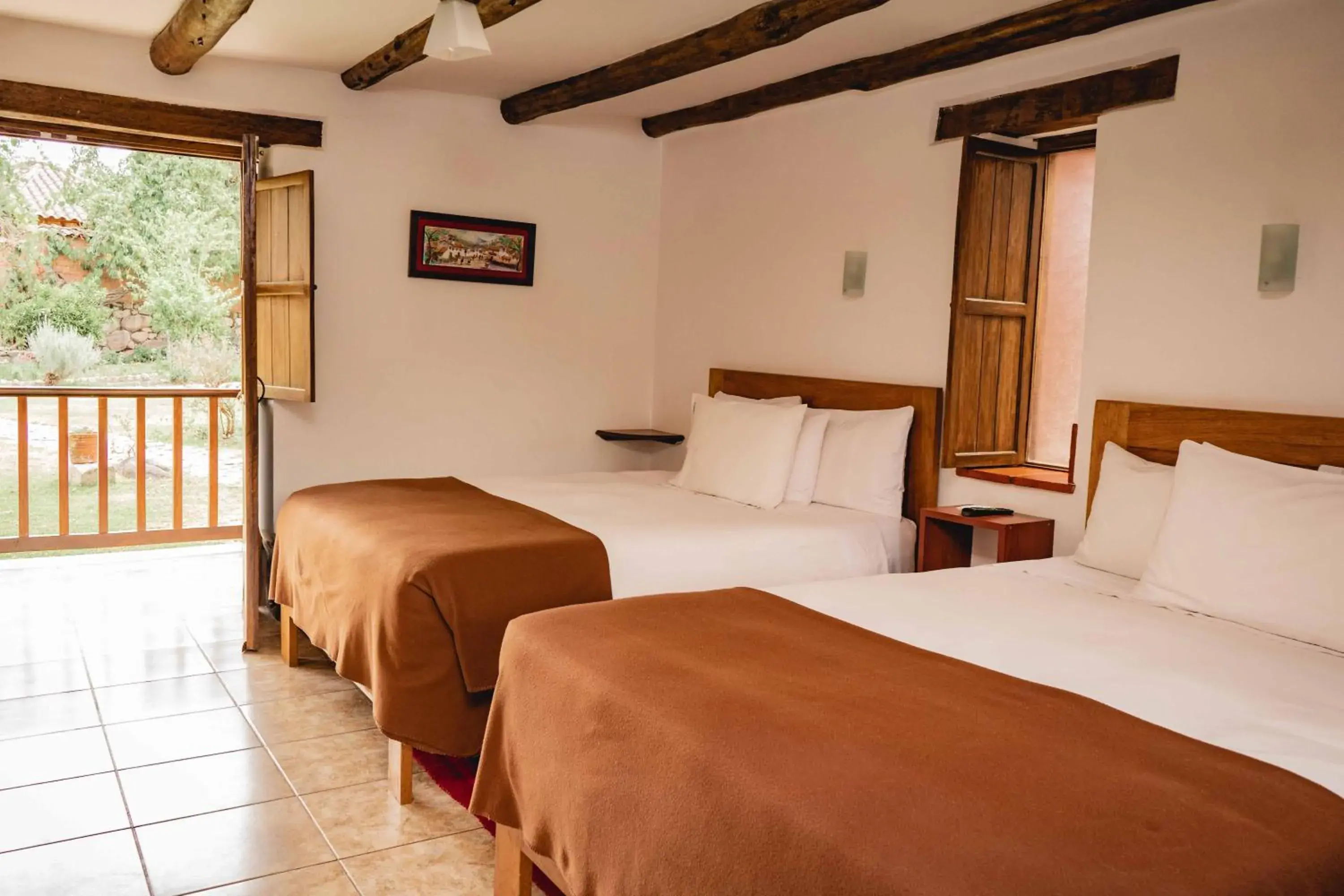 Bed in Lizzy Wasi Urubamba Bed in Lizzy Wasi Urubamba