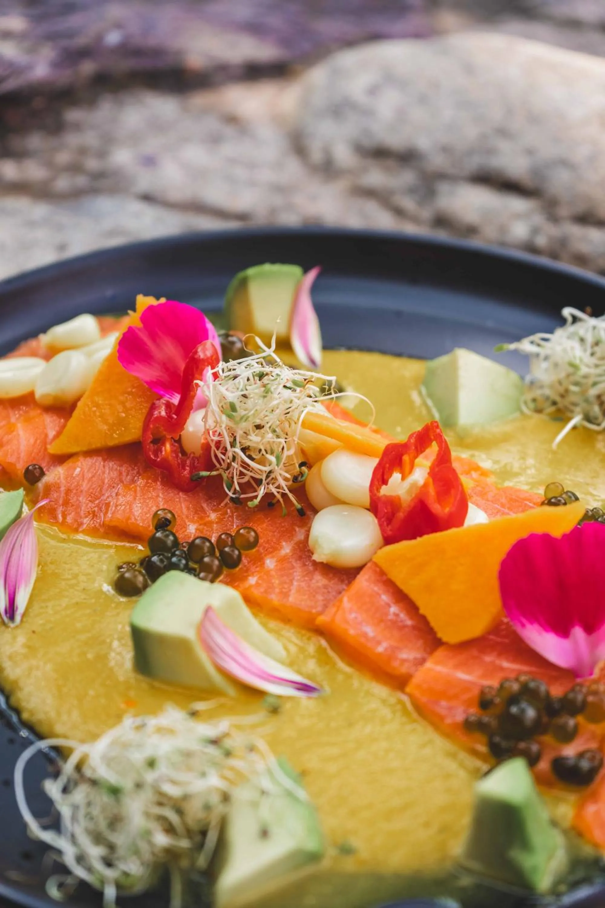 Food in Lizzy Wasi Urubamba