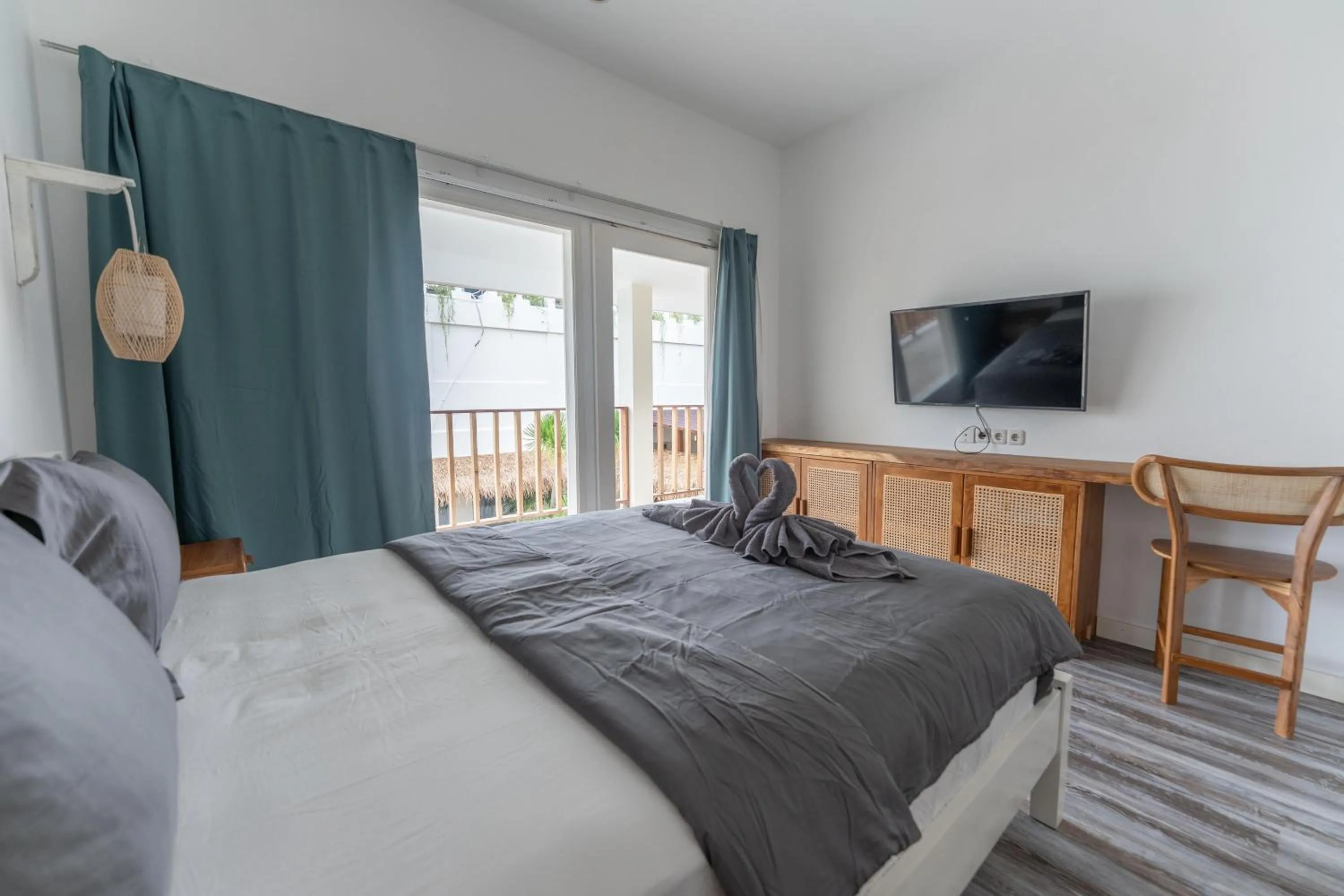 Bed in GiliFit Fitness Resort
