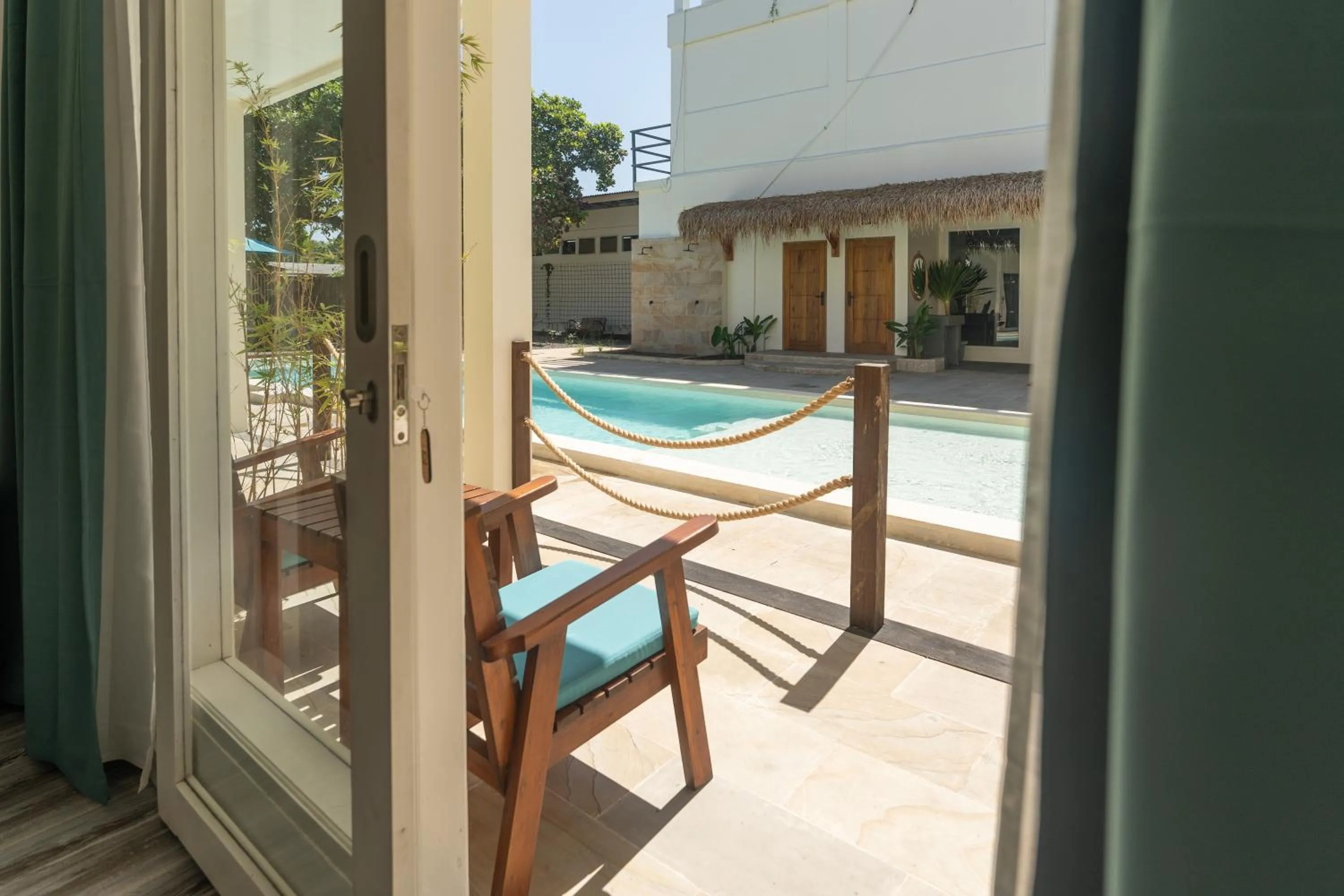 Patio in GiliFit Fitness Resort