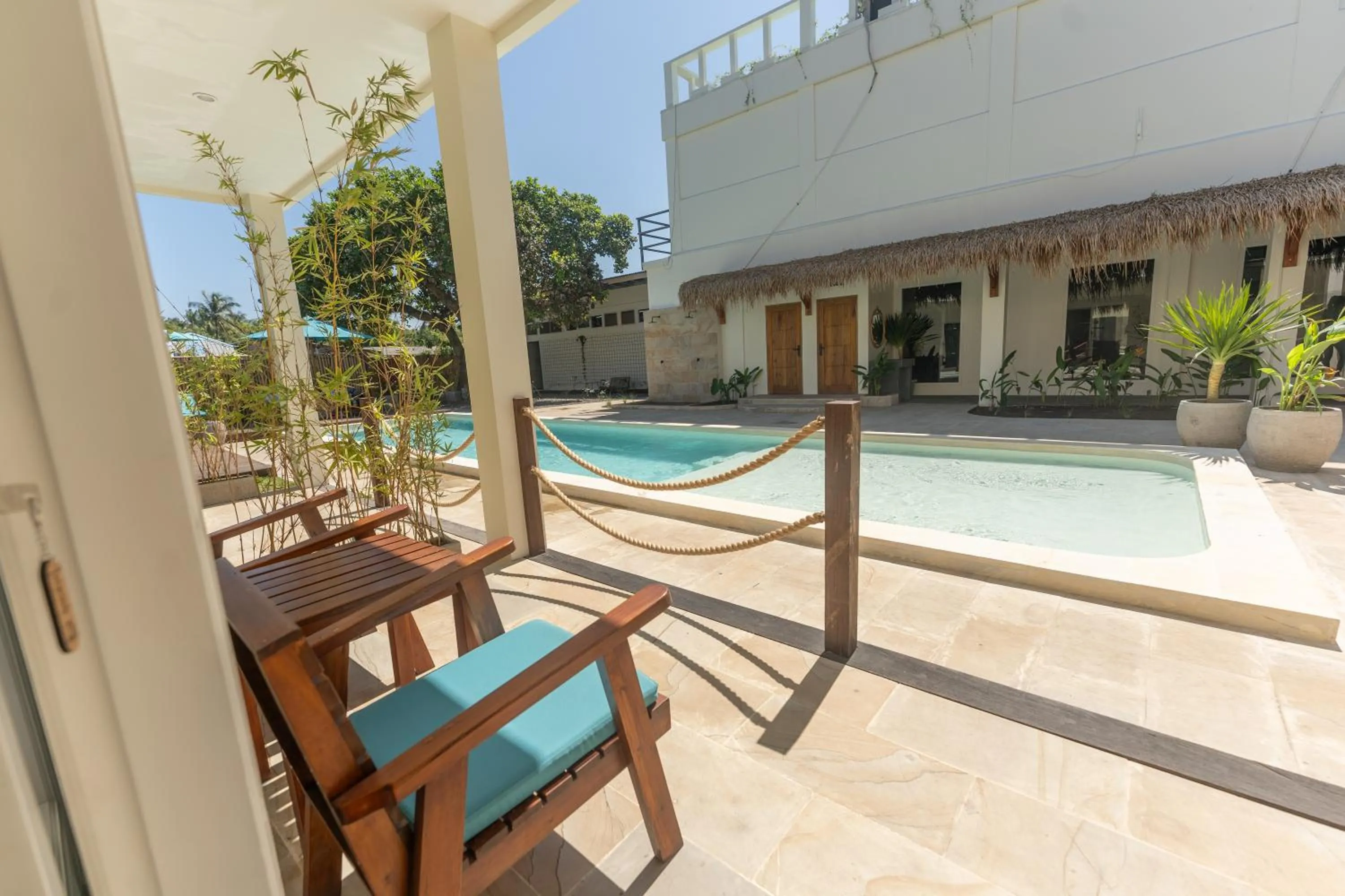 Patio in GiliFit Fitness Resort