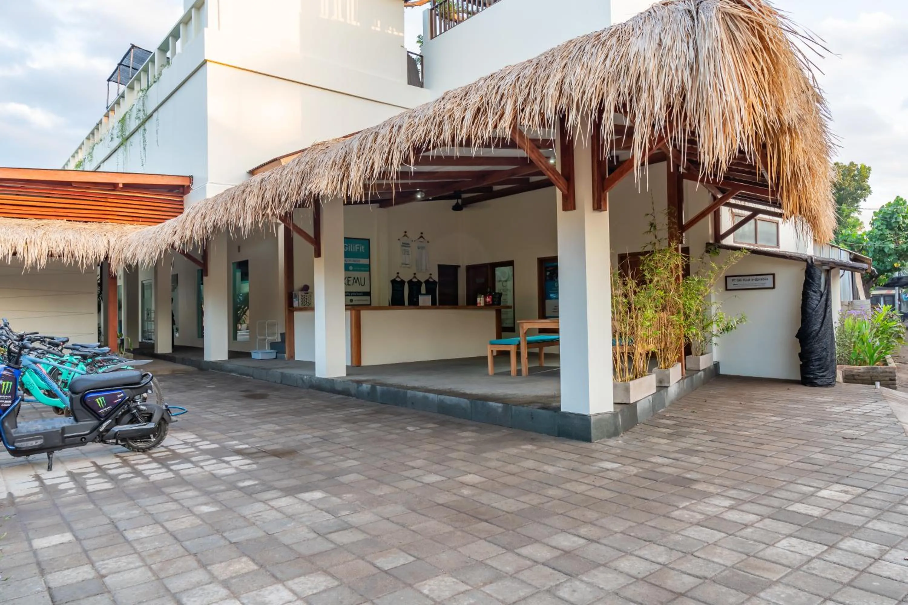 Property building in GiliFit Fitness Resort
