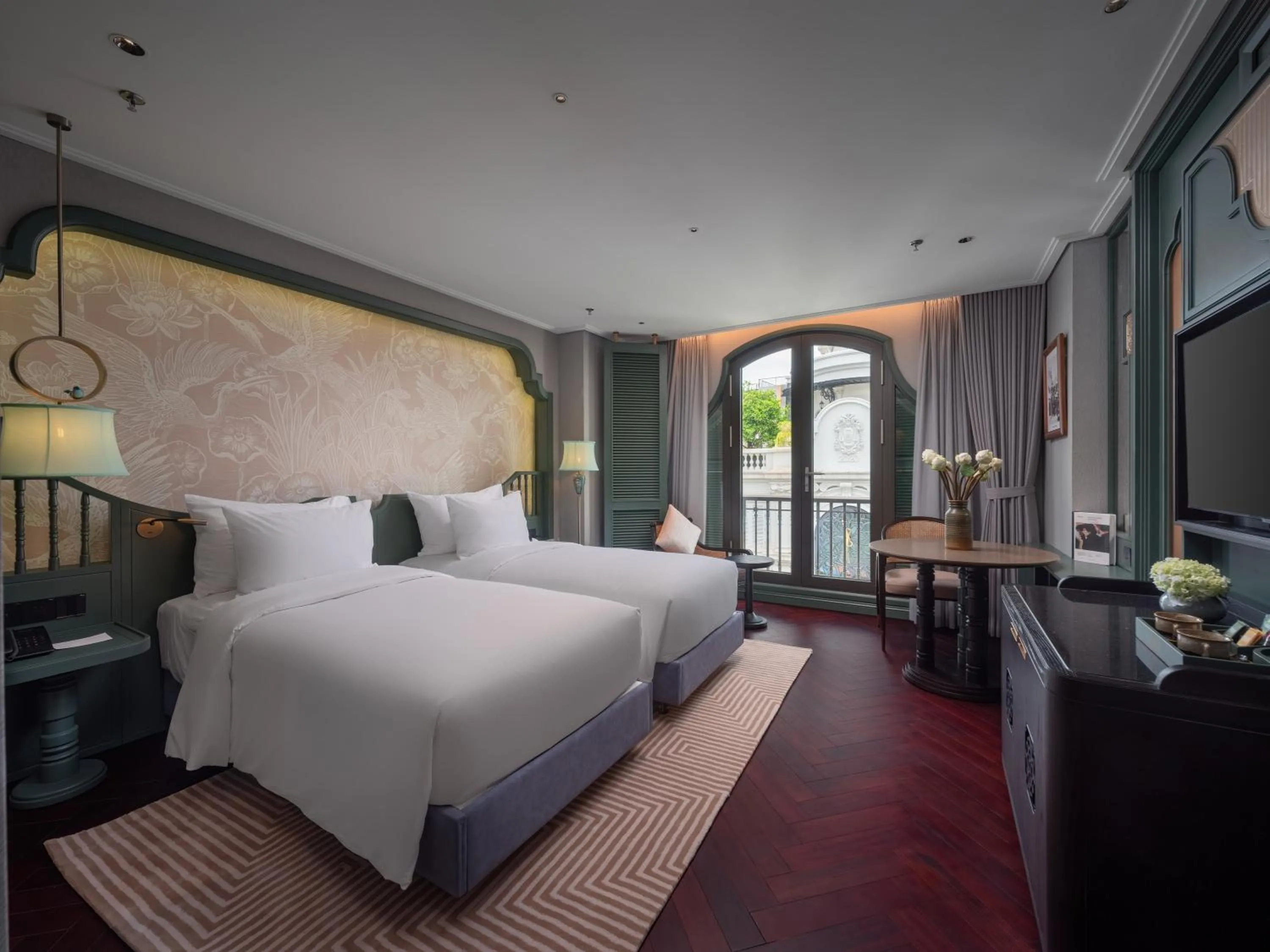 Bed in Tonkin Luxury Boutique Hotel & Spa
