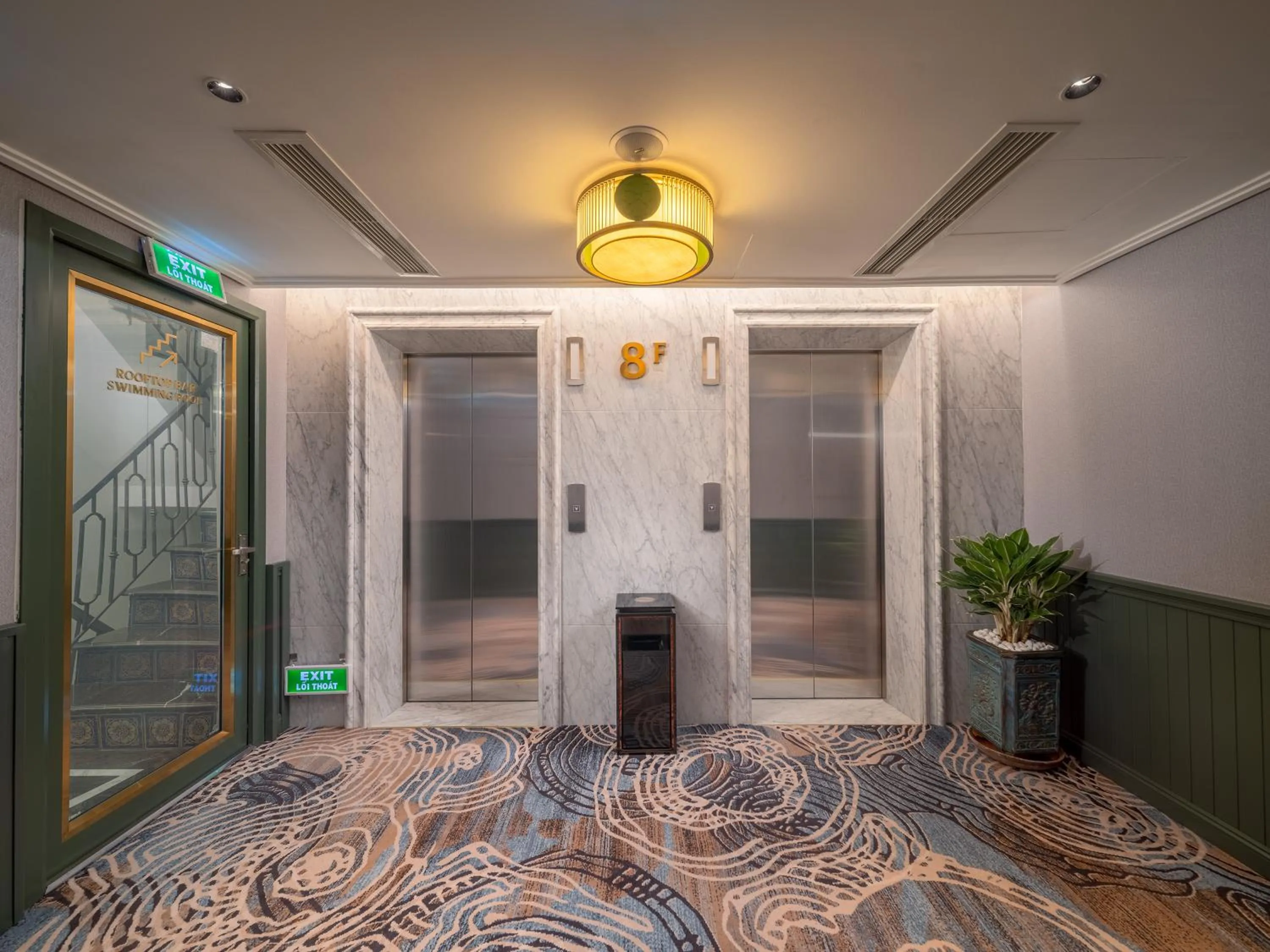 elevator in Tonkin Luxury Boutique Hotel & Spa