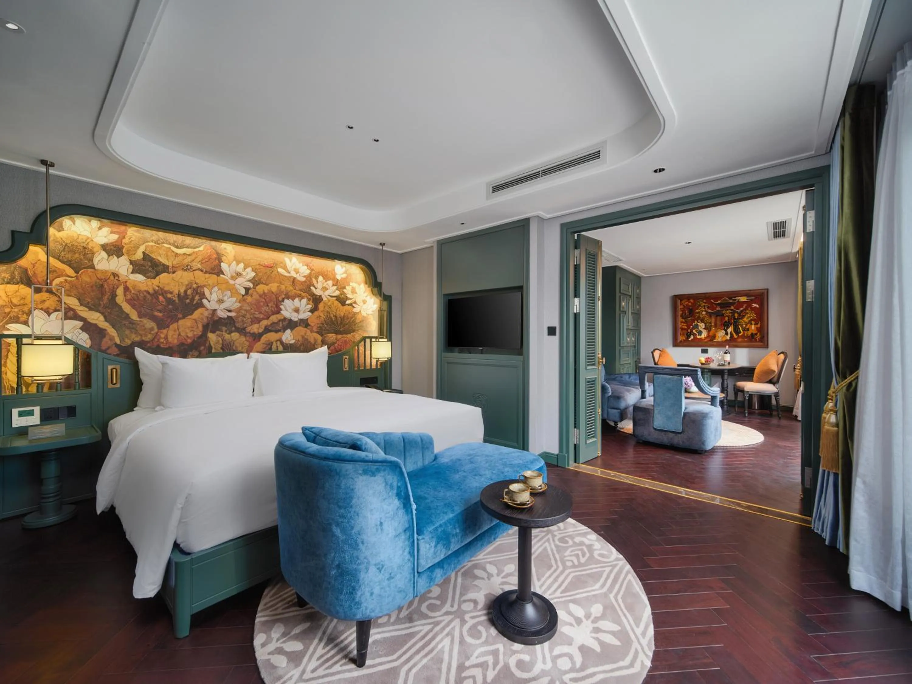 Bed in Tonkin Luxury Boutique Hotel & Spa