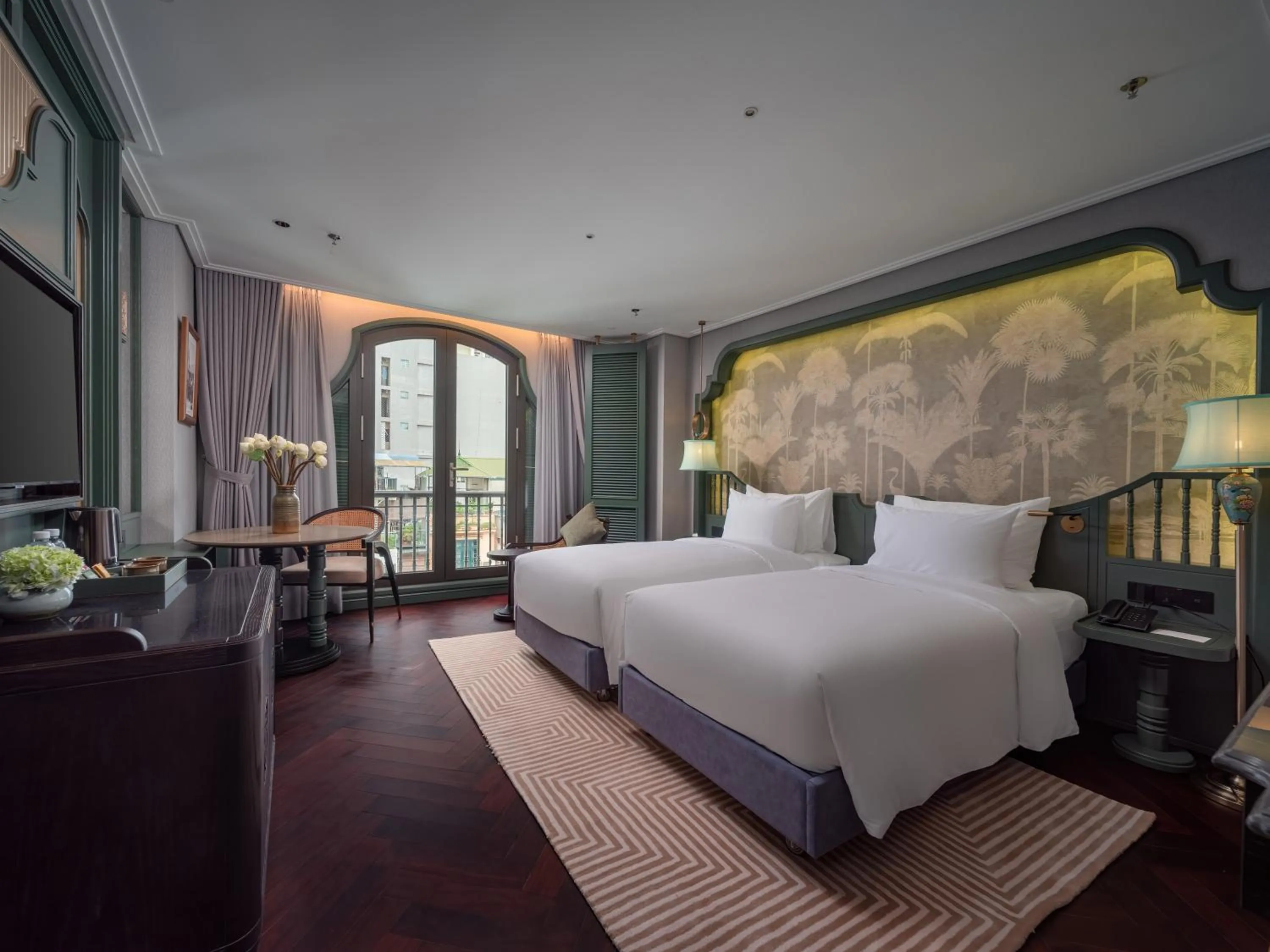 Bed in Tonkin Luxury Boutique Hotel & Spa