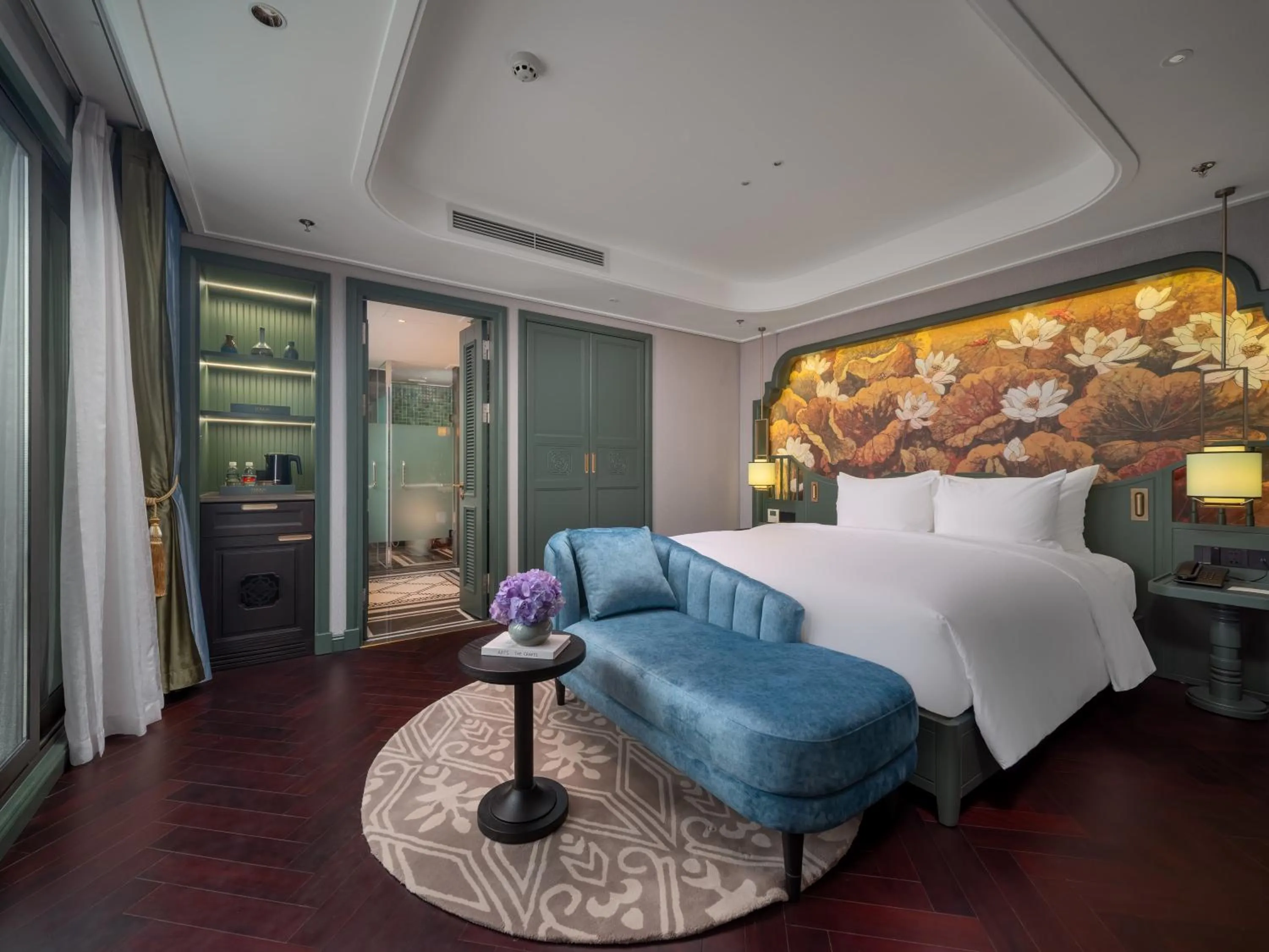 Bed in Tonkin Luxury Boutique Hotel & Spa