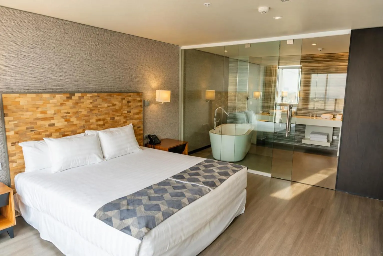 Bed in Hotel Terrado Cavancha