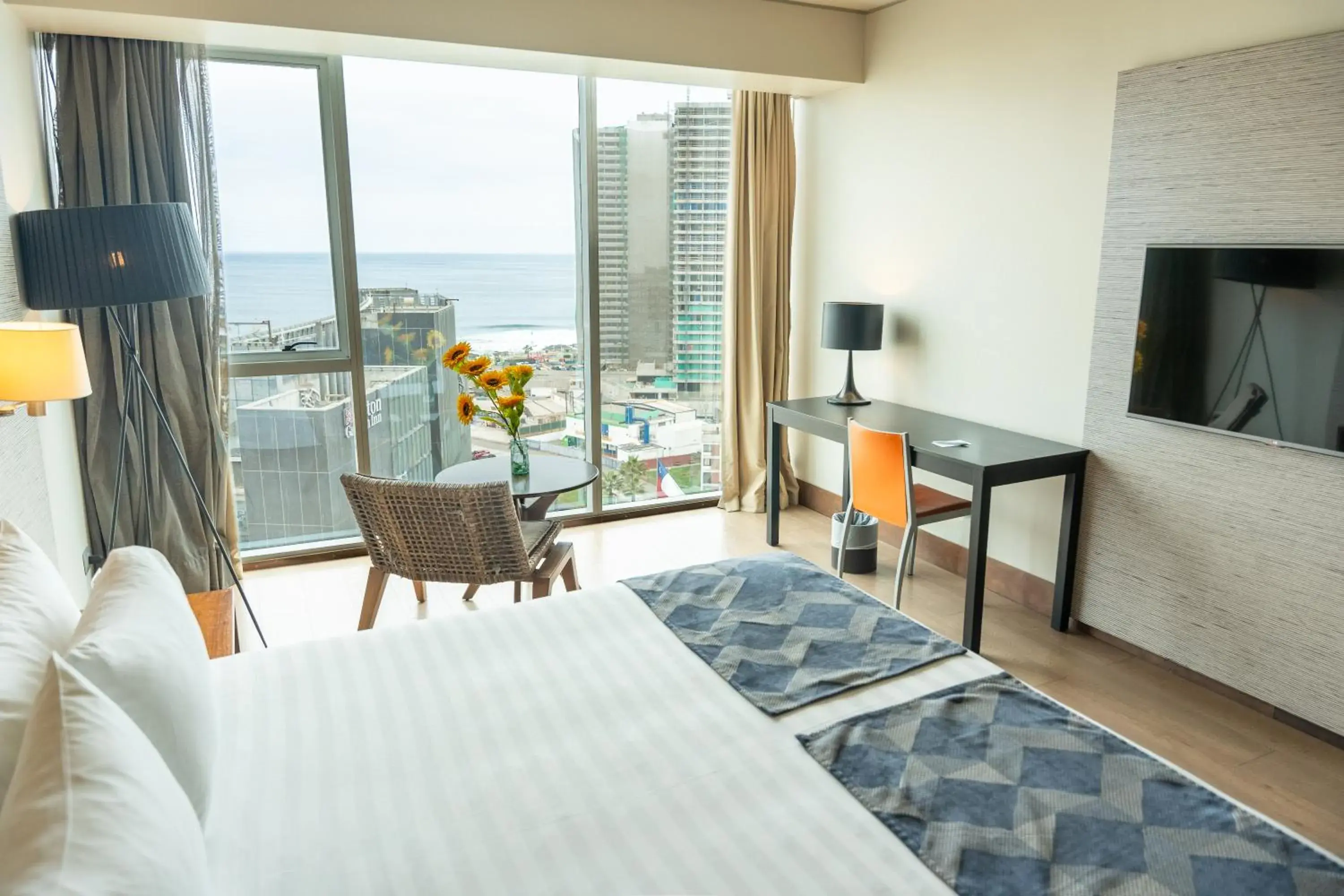 Bed in Hotel Terrado Cavancha Bed in Hotel Terrado Cavancha