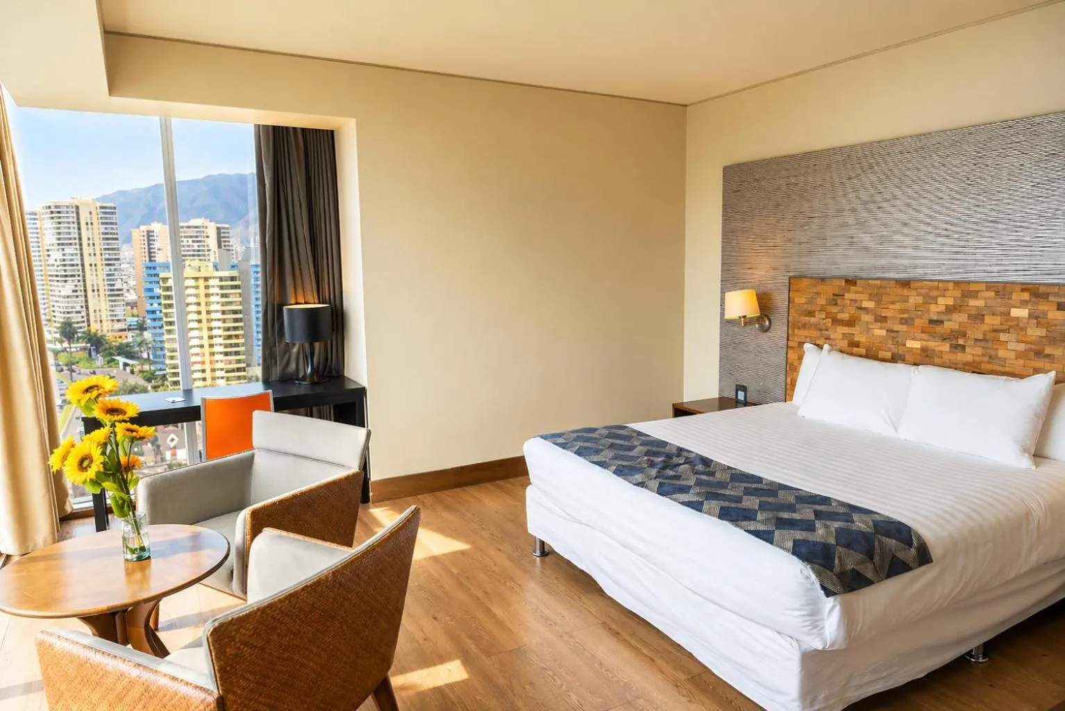 Bed in Hotel Terrado Cavancha