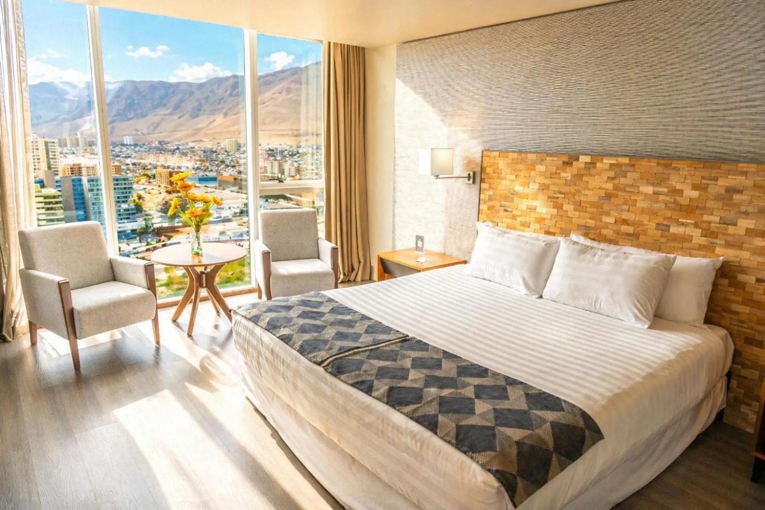 Bed in Hotel Terrado Cavancha