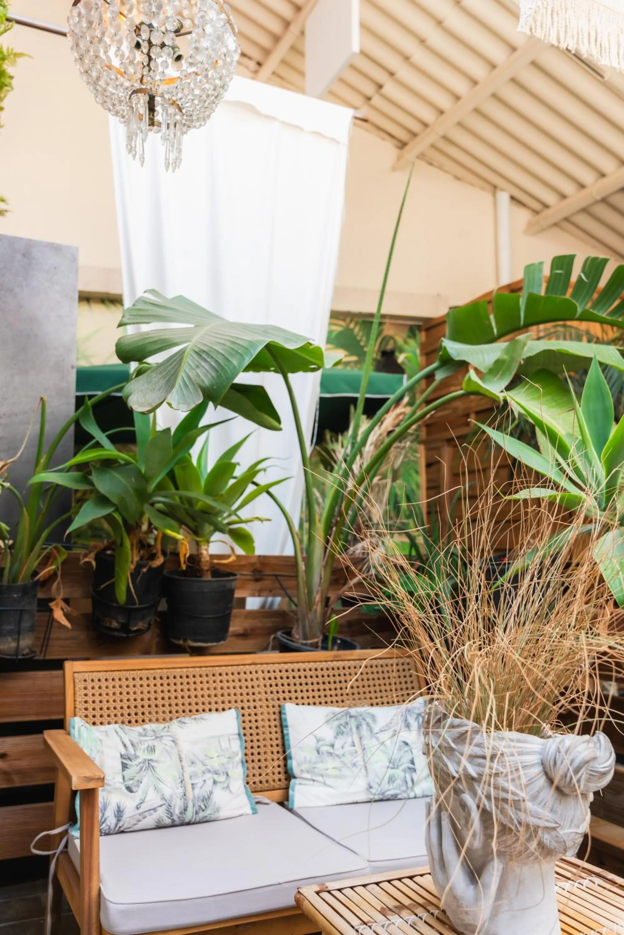 Patio in Hotel Life Gran Via - Tropical garden