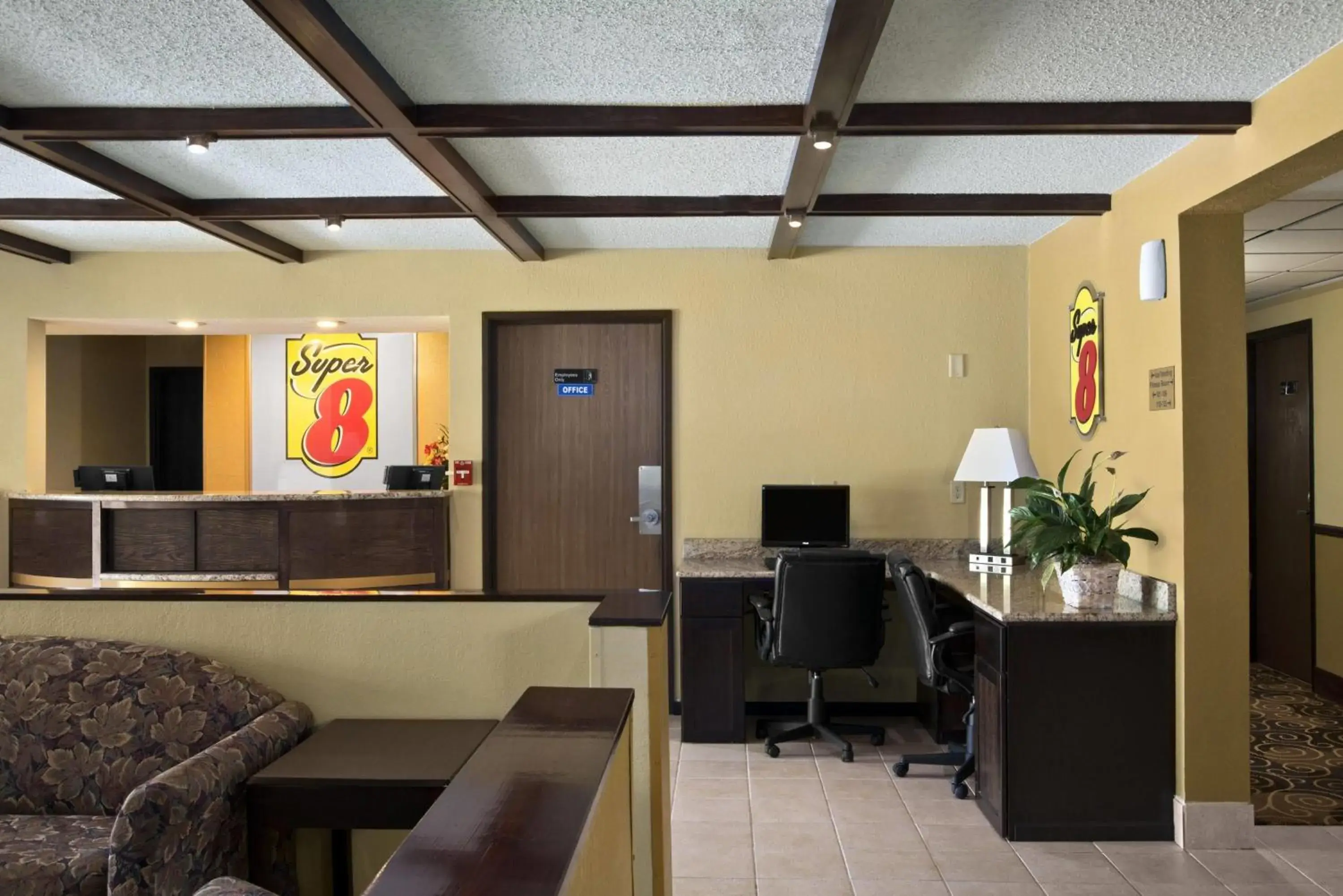 Lobby or reception in Super 8 by Wyndham Whitewater WI Lobby or reception in Super 8 by Wyndham Whitewater WI