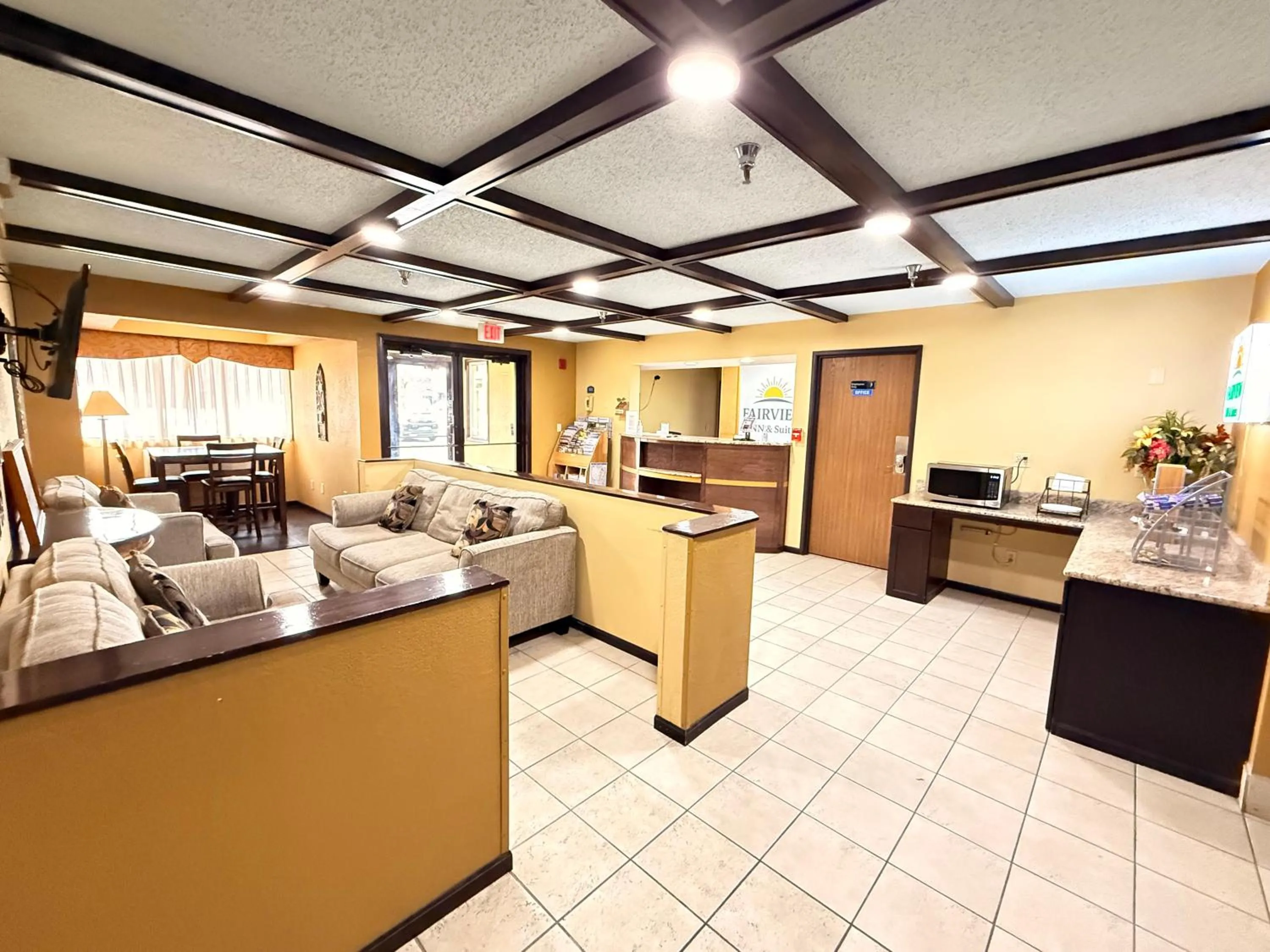 Lobby or reception in Fairview Inn & Suites Whitewater