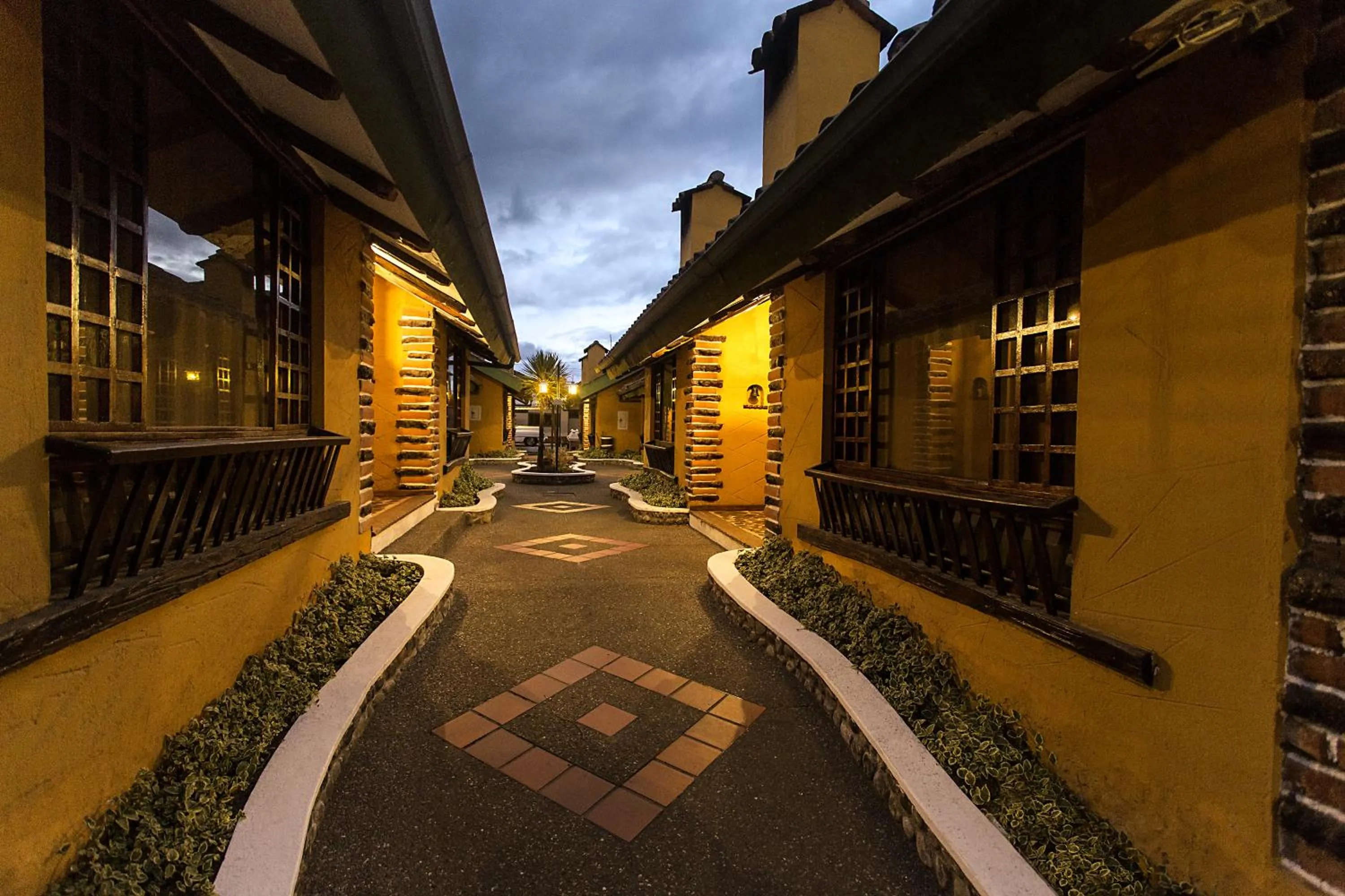 Decorative detail in Hosteria Rumipamba De Las Rosas
