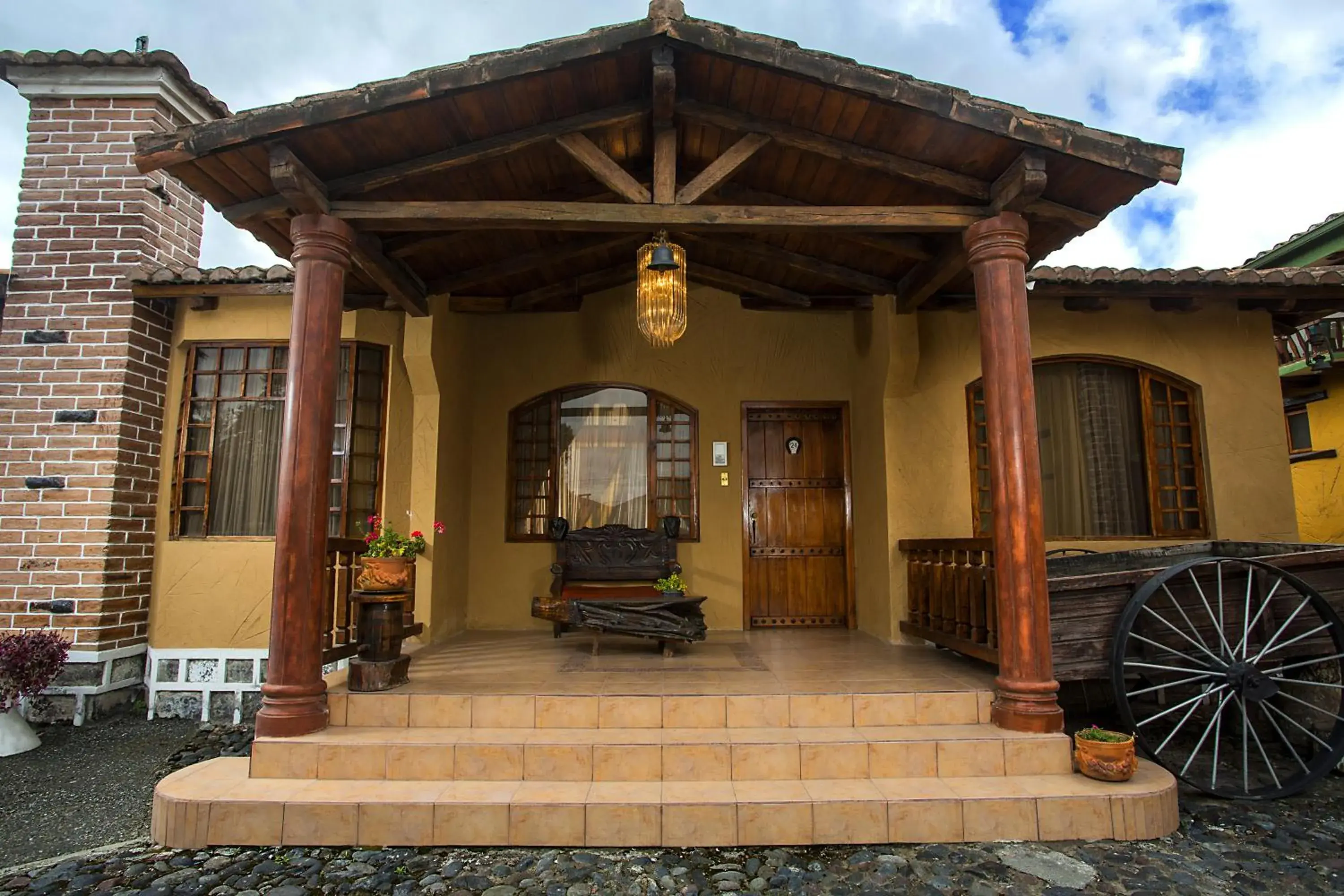 Quadruple Room in Hosteria Rumipamba De Las Rosas Quadruple Room in Hosteria Rumipamba De Las Rosas