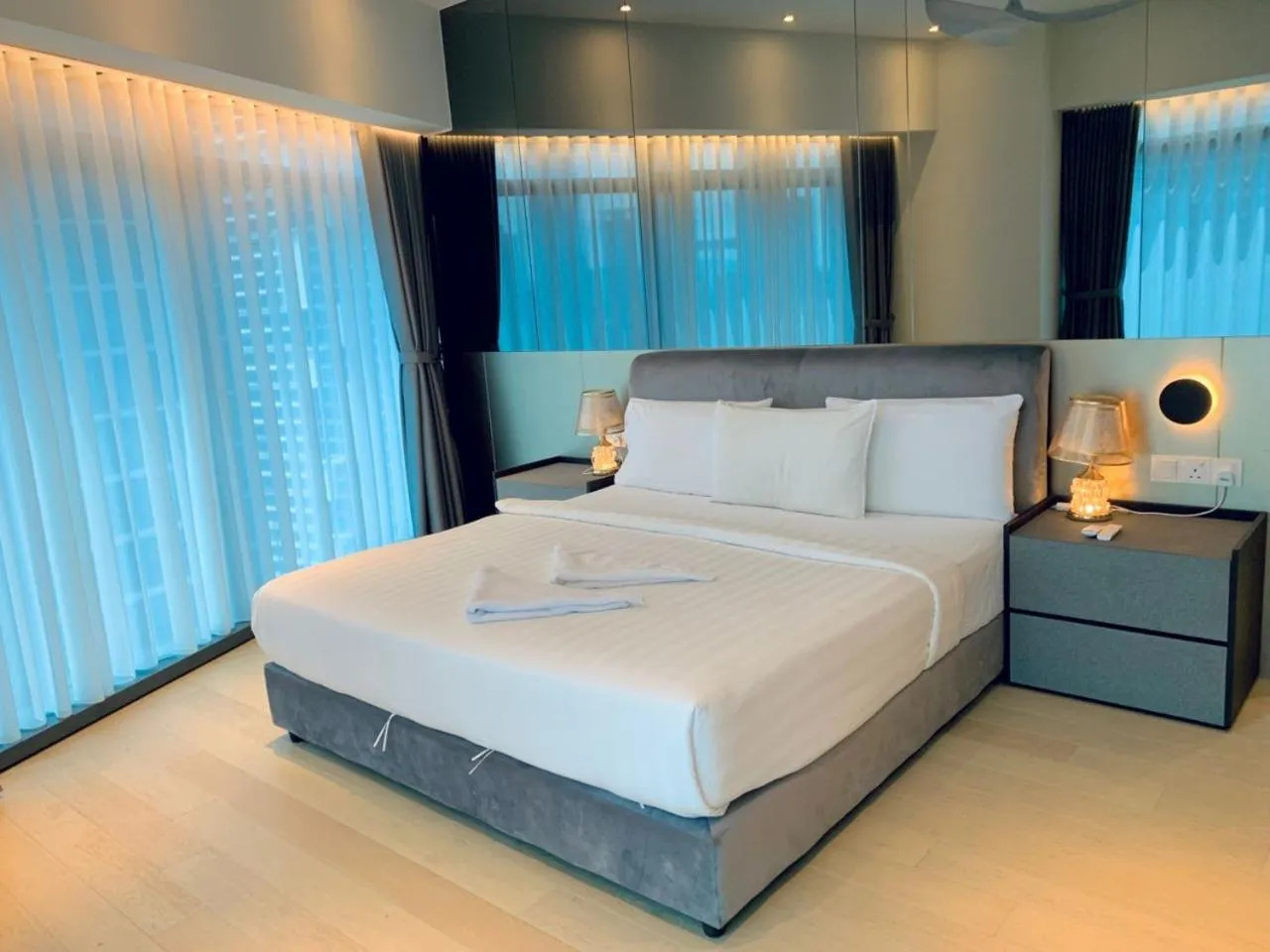 Bedroom, Bed in Eaton Residences By Luna