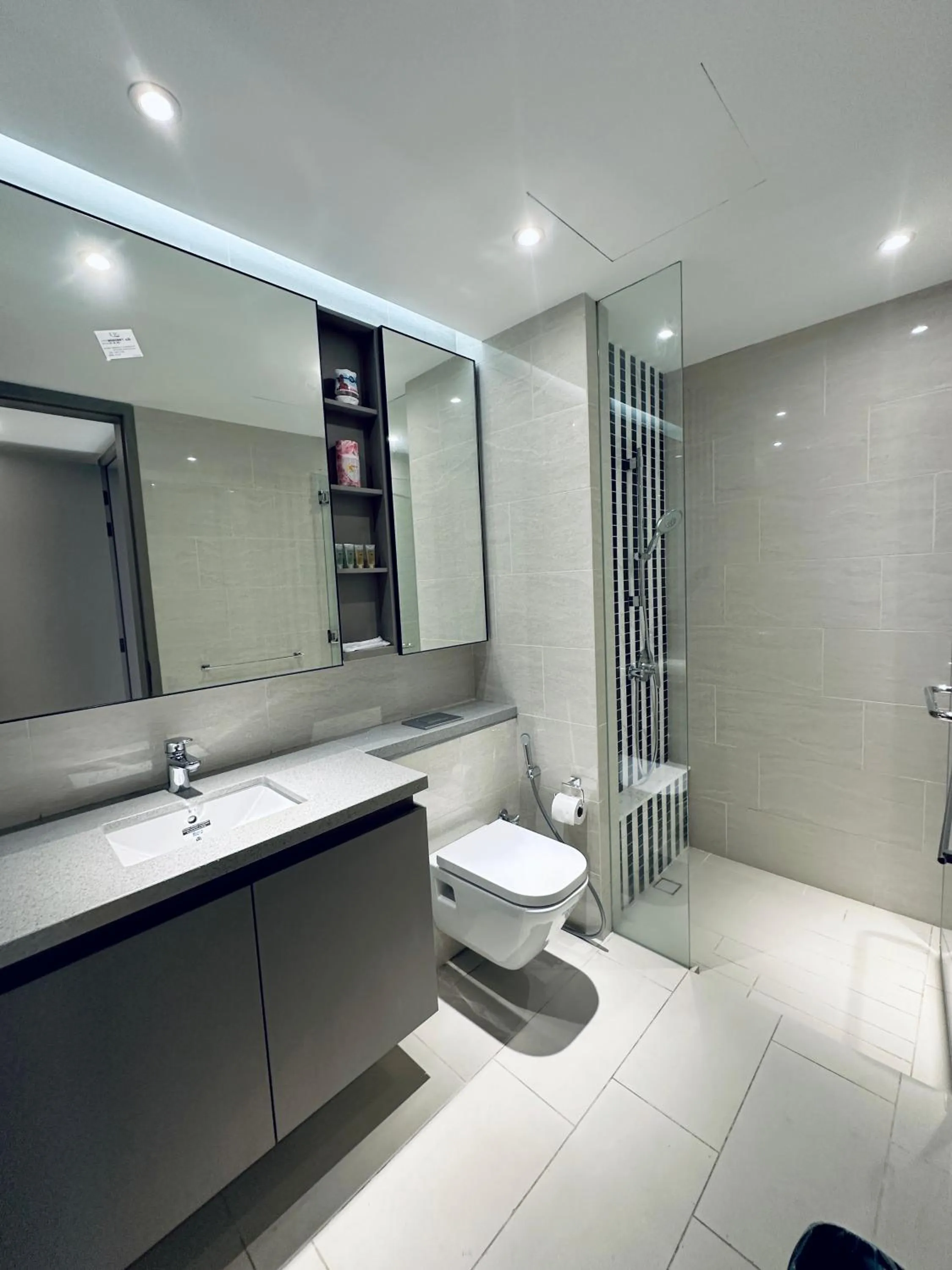 Shower in Eaton Residences By Luna