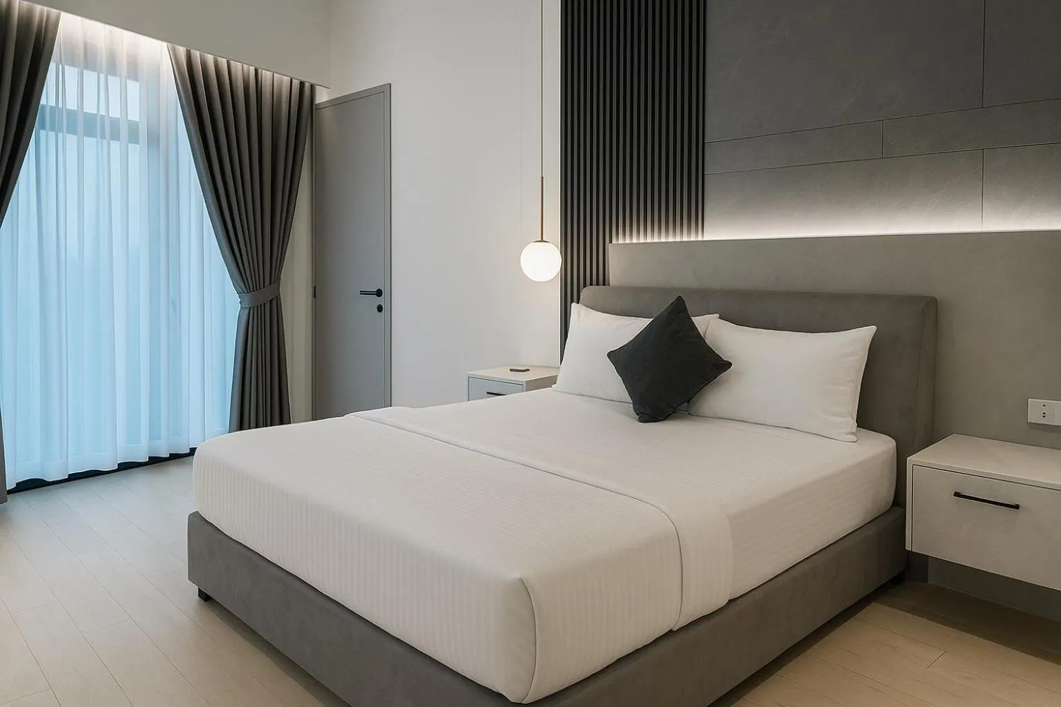 Bed in Eaton Residences By Luna