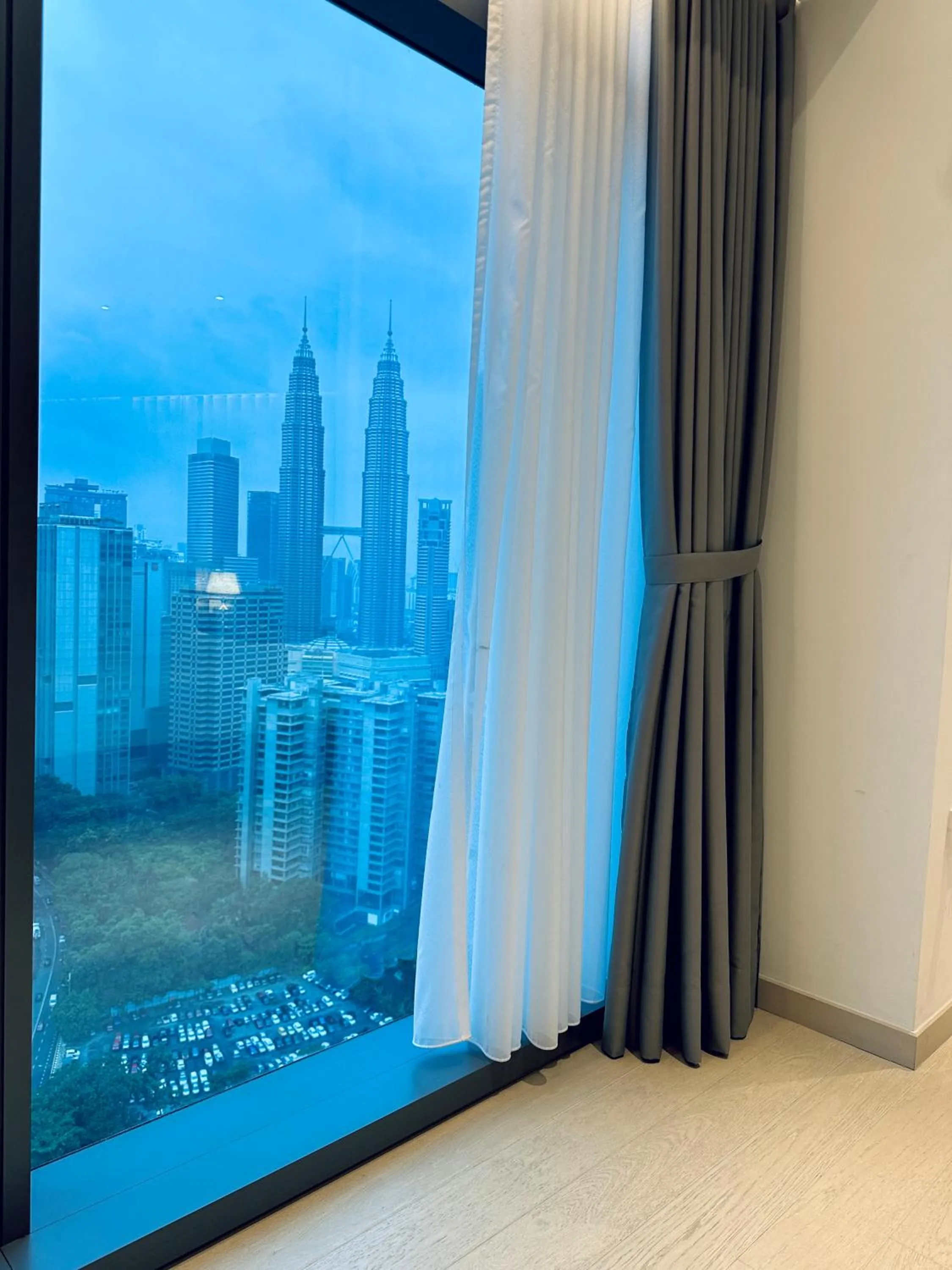 City view in Eaton Residences By Luna