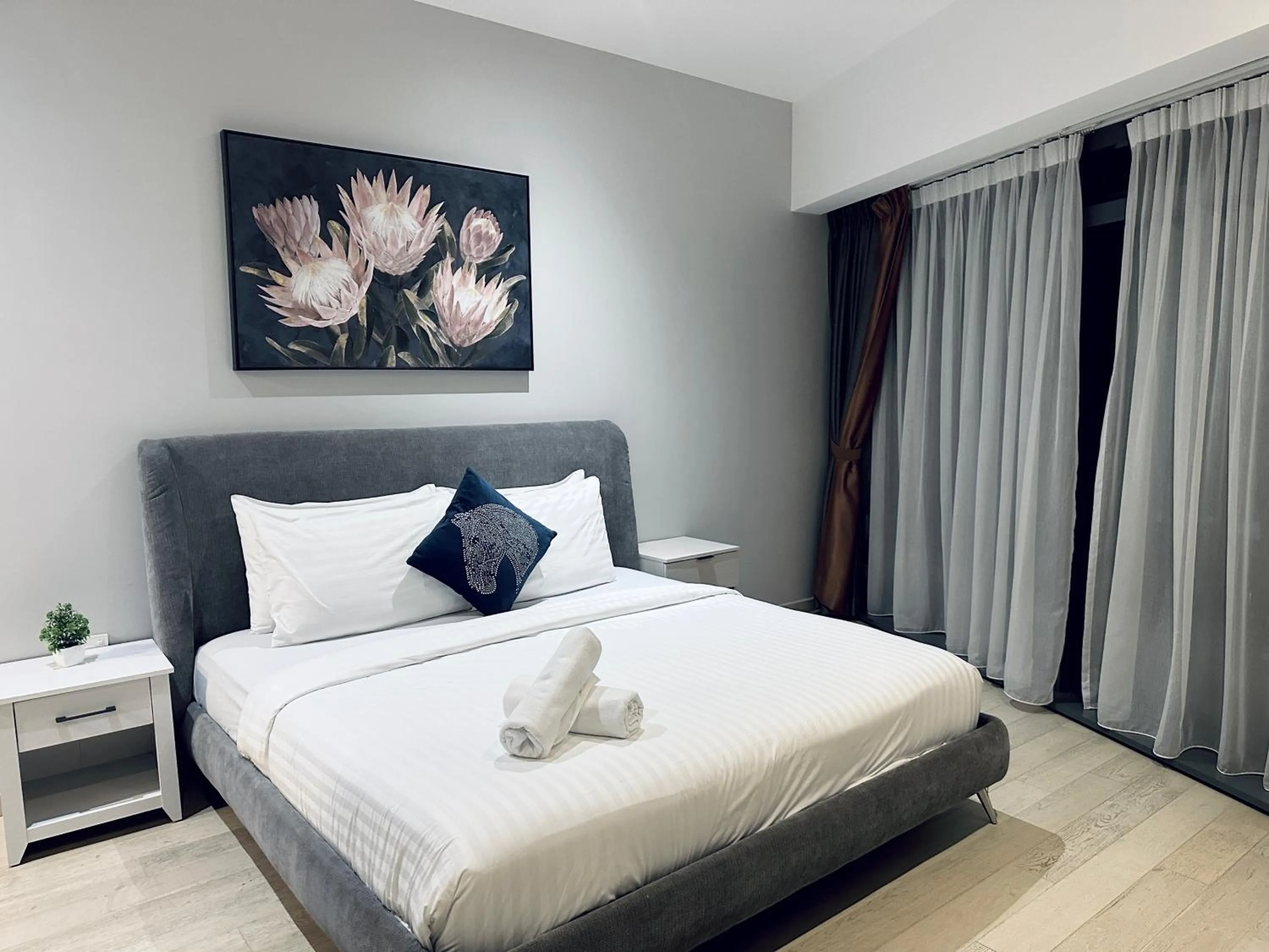 Bed in Eaton Residences By Luna