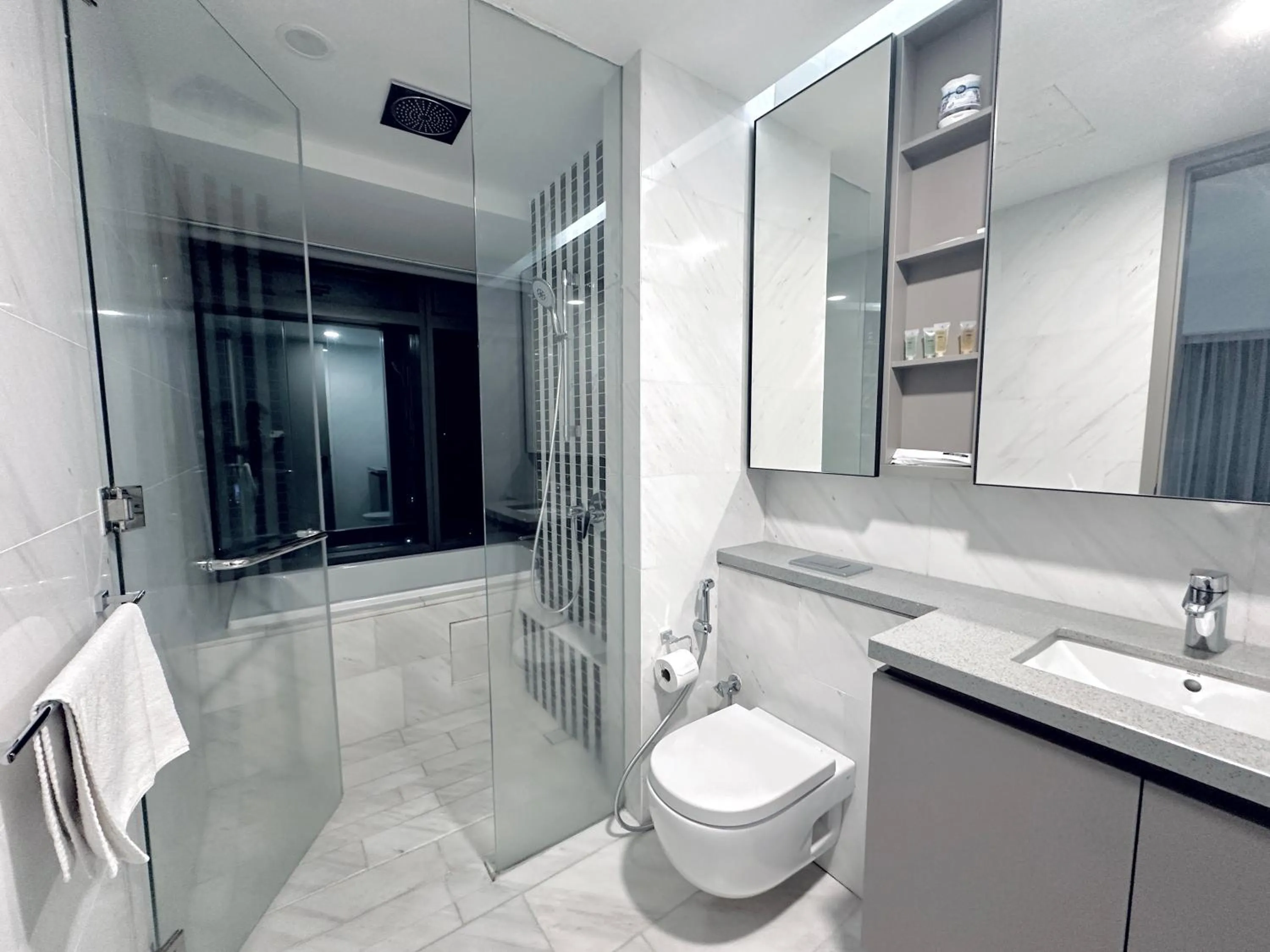 Shower in Eaton Residences By Luna