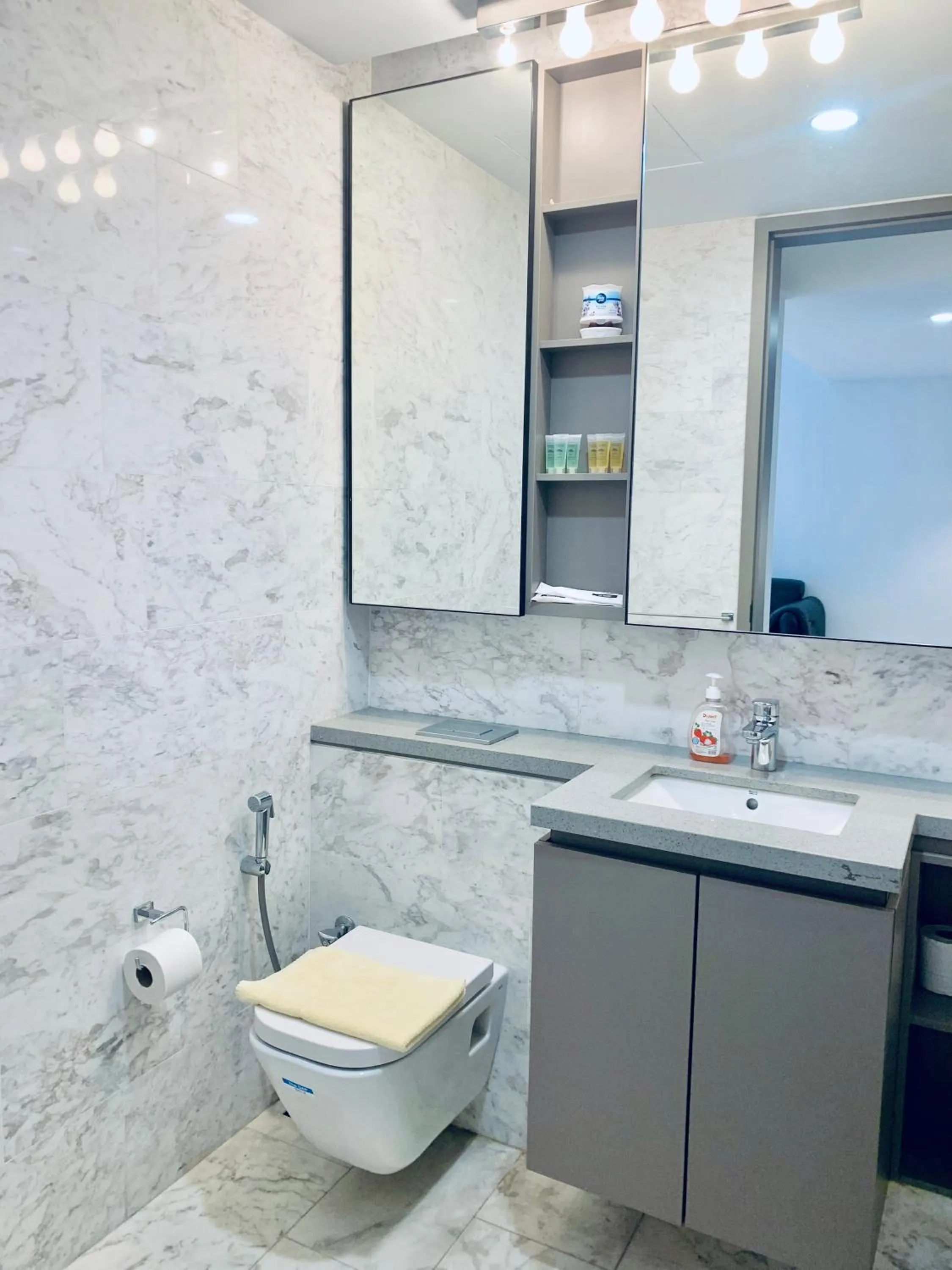 Shower in Eaton Residences By Luna