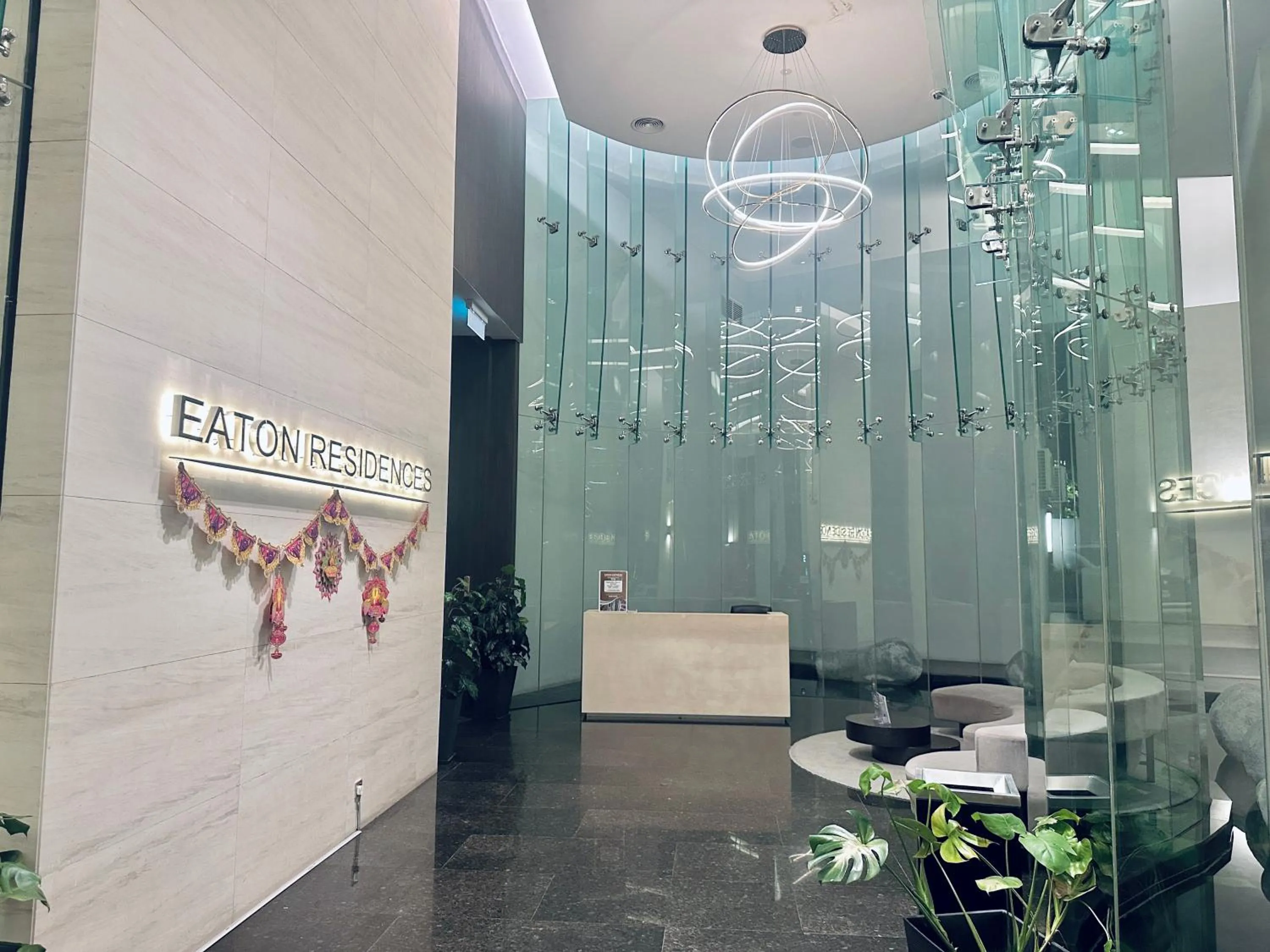 Lobby or reception in Eaton Residences By Luna