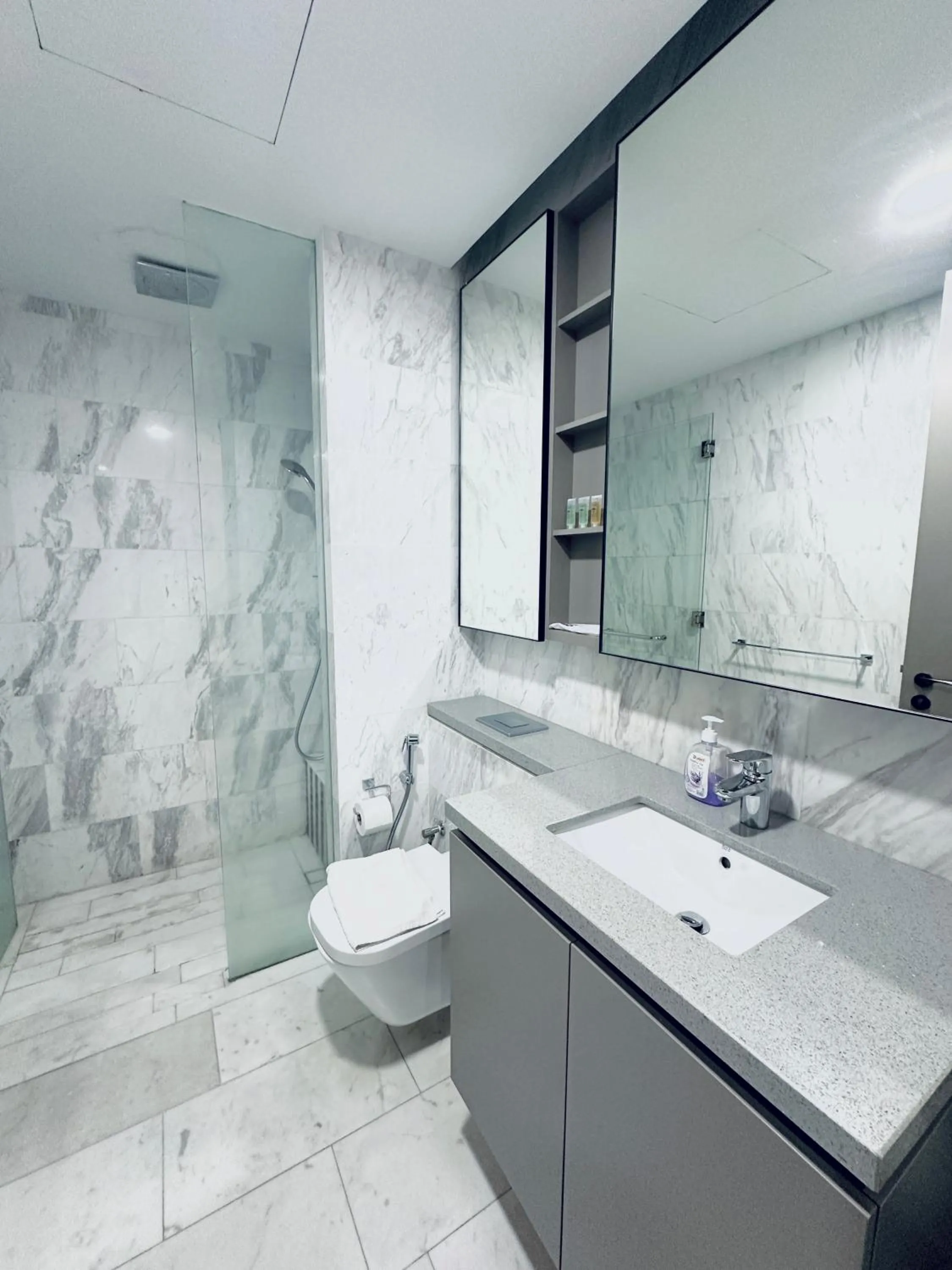 Shower in Eaton Residences By Luna