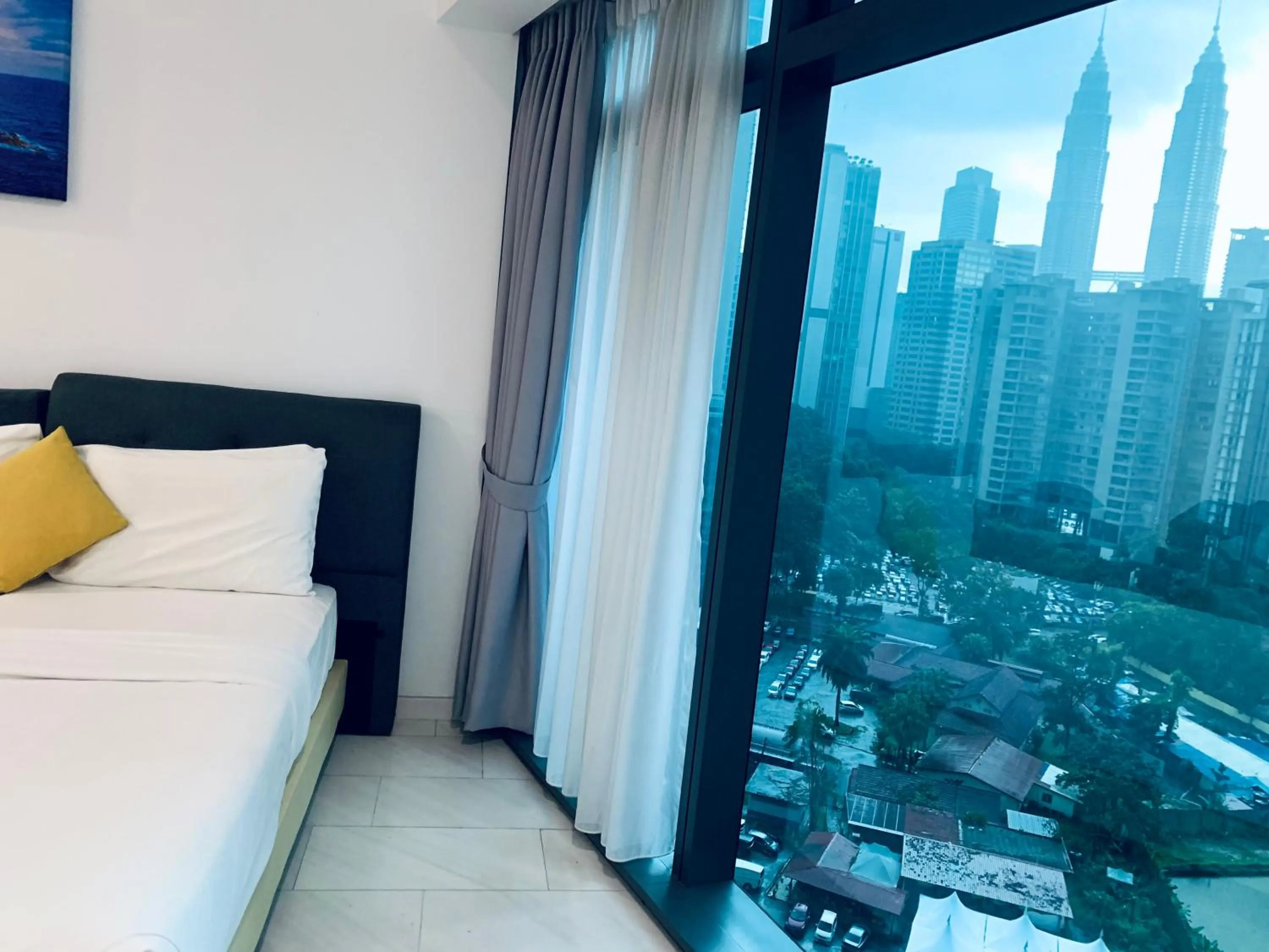 Bedroom, Bed in Eaton Residences By Luna