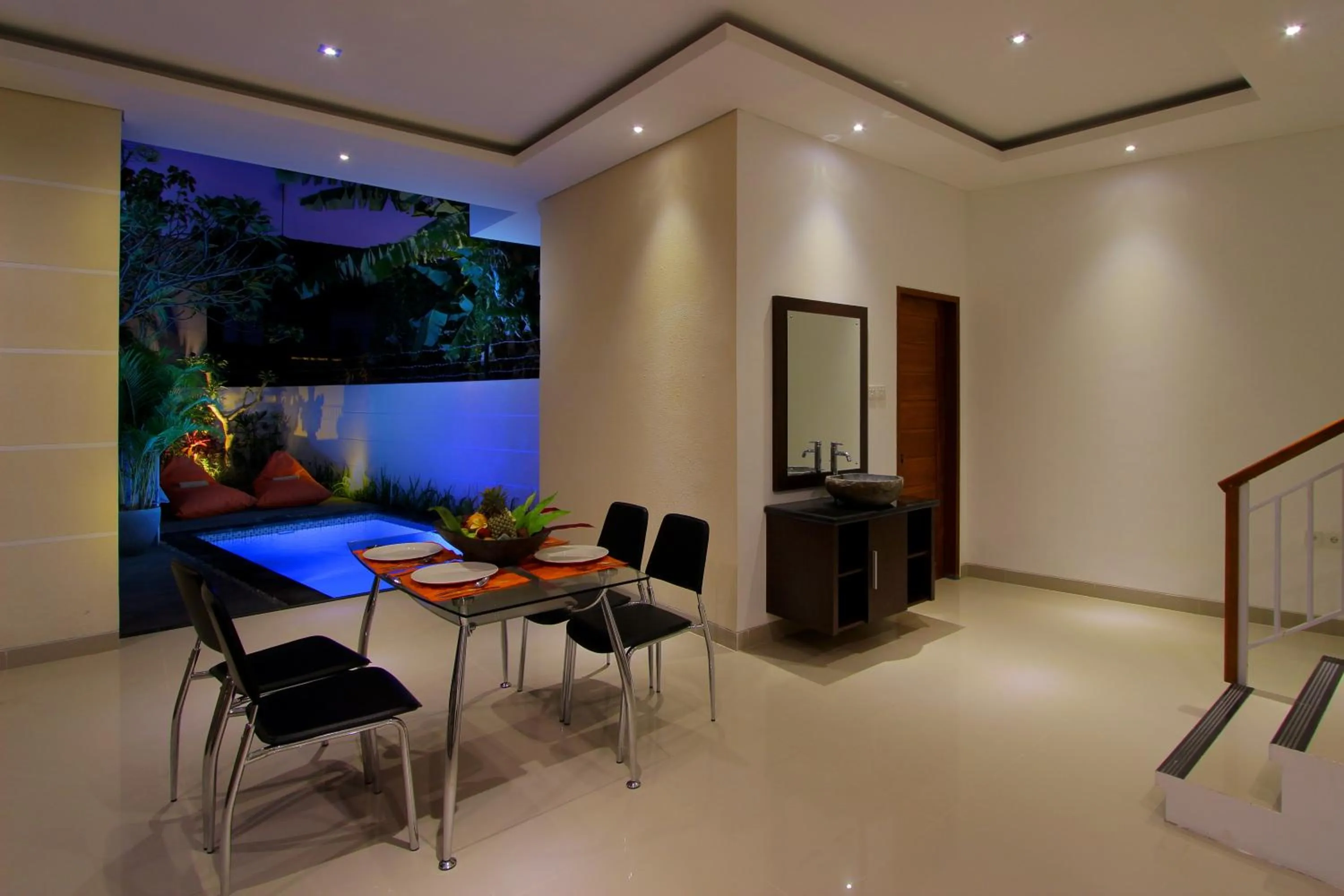 Dining area in Lotus Tirta Seminyak